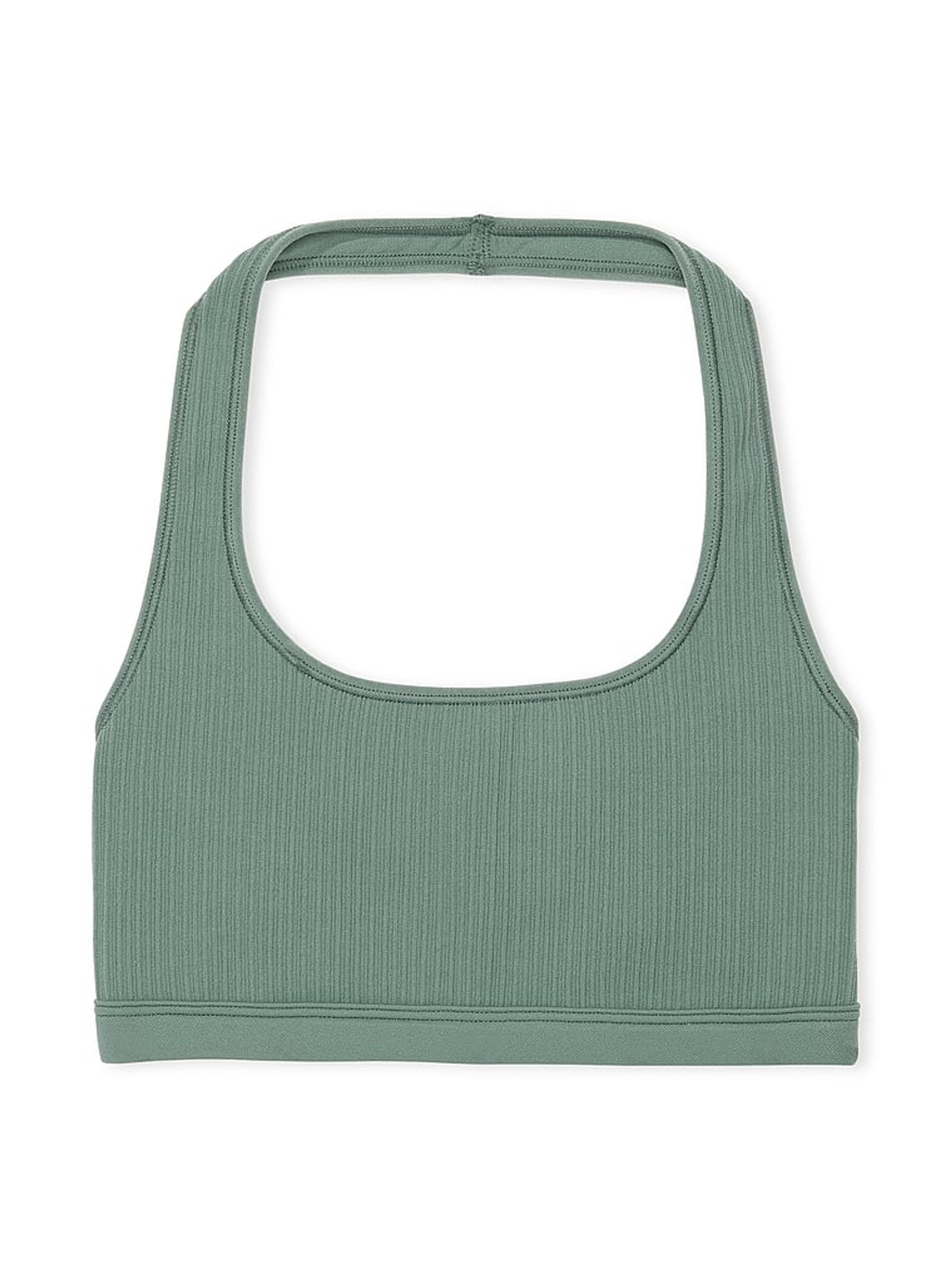 Fresh Forest Green Seamless Low Impact Sports Bra - Image 3 of 3