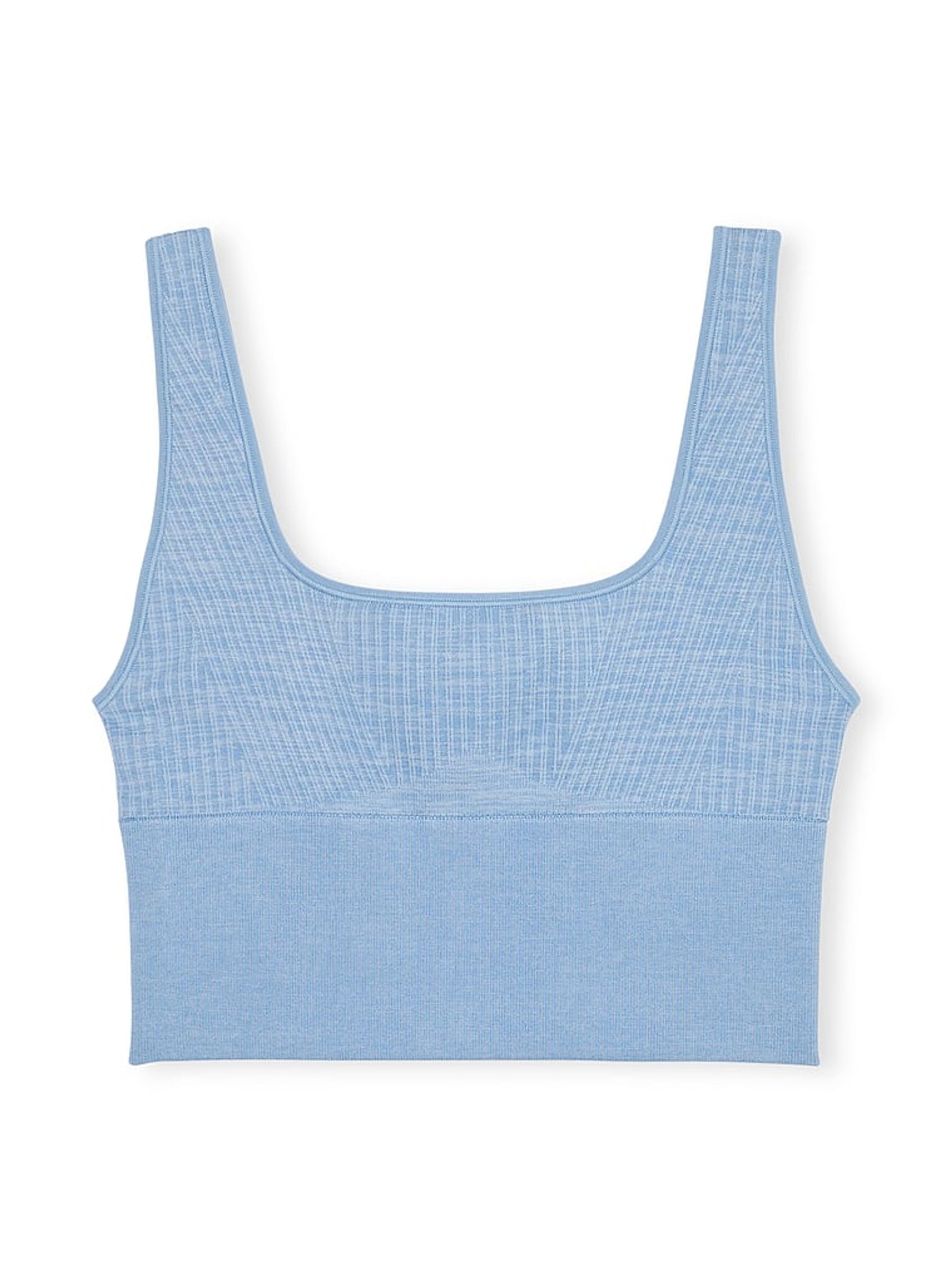 Denim Blue Seamless Low Impact Sports Bra - Image 4 of 4