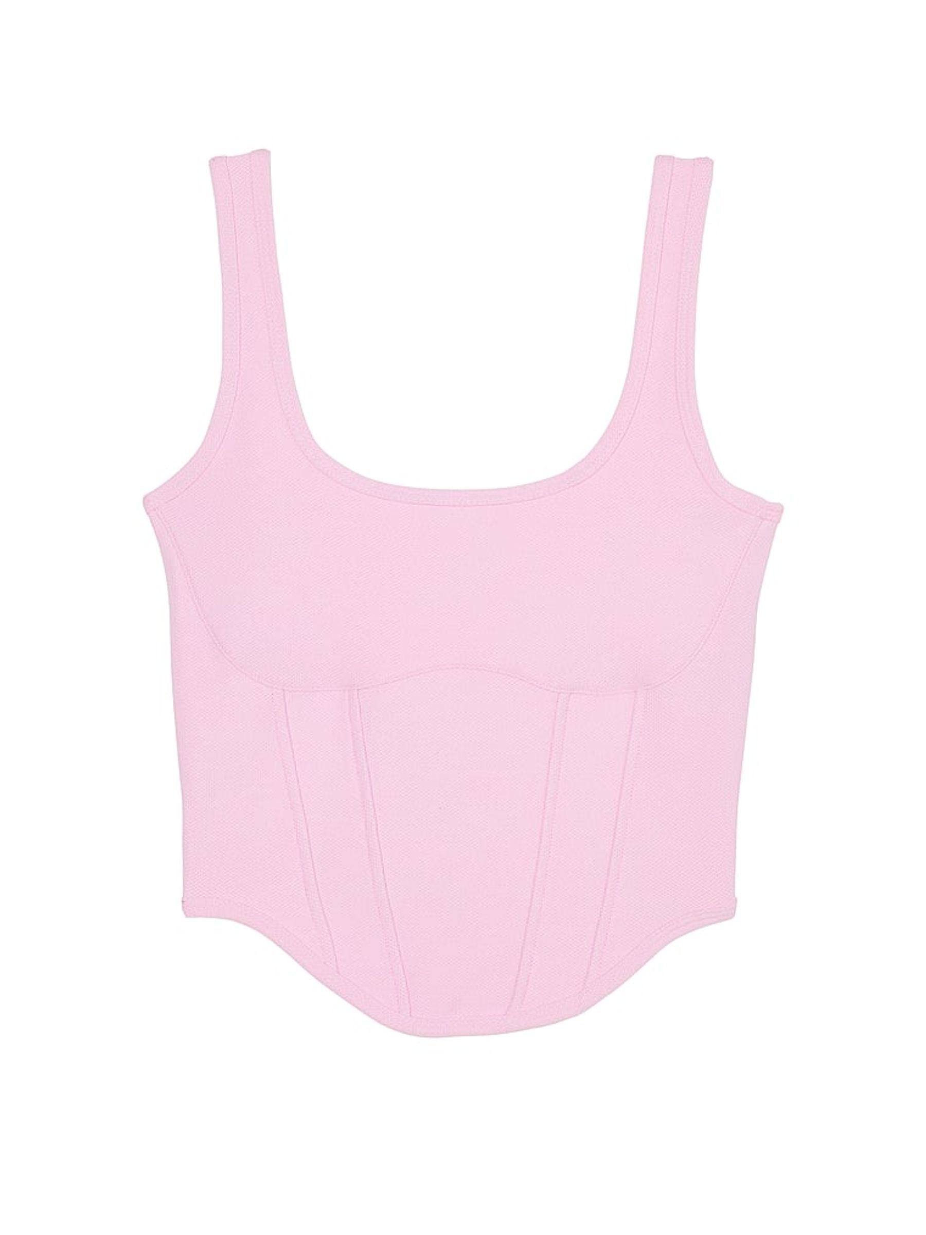 Spring Orchid Pink Pique Cinched Top - Image 3 of 3