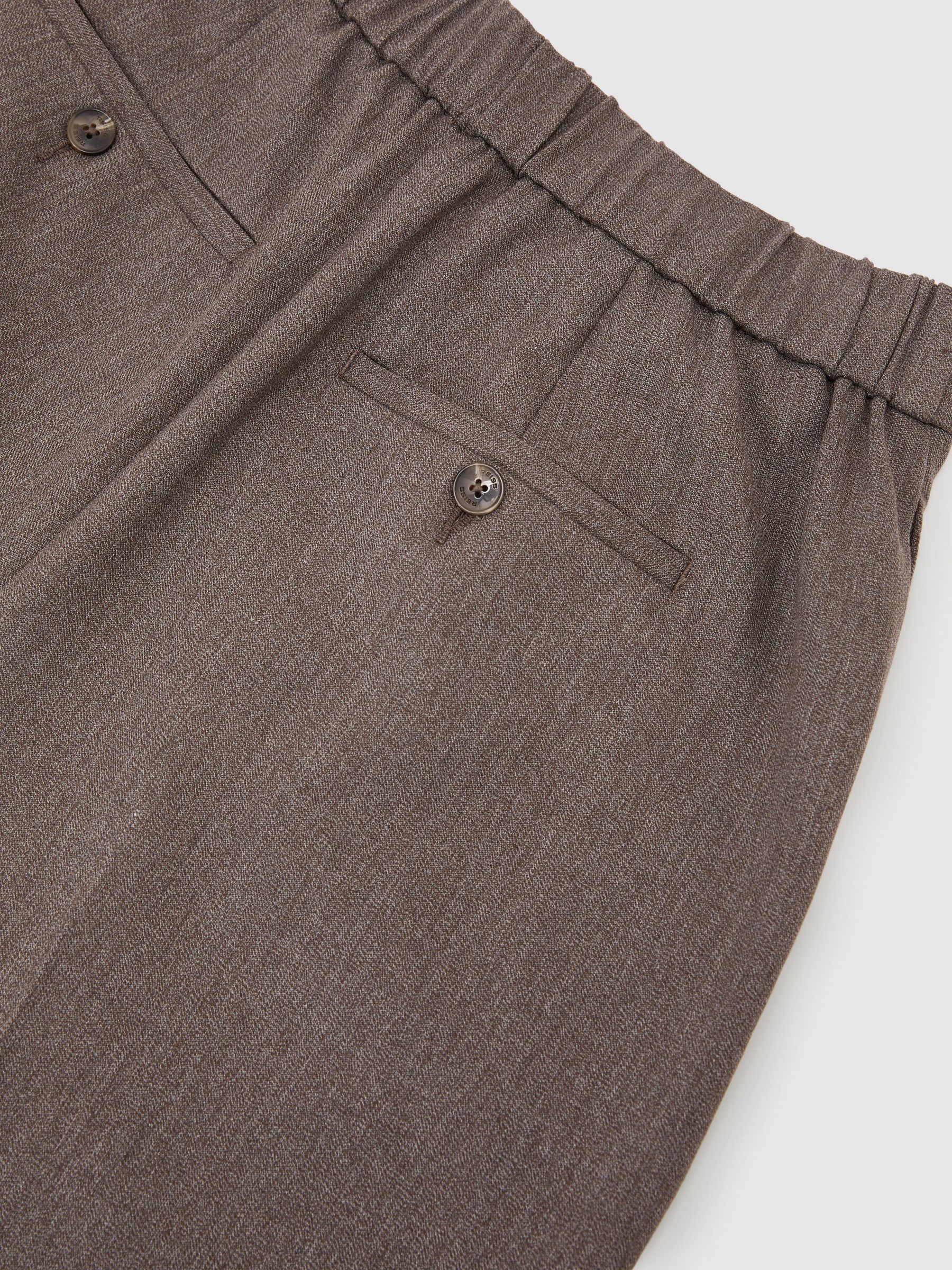 Petite Wide-Leg Pull-On Drawstring Trousers in Neutral - Image 7 of 8