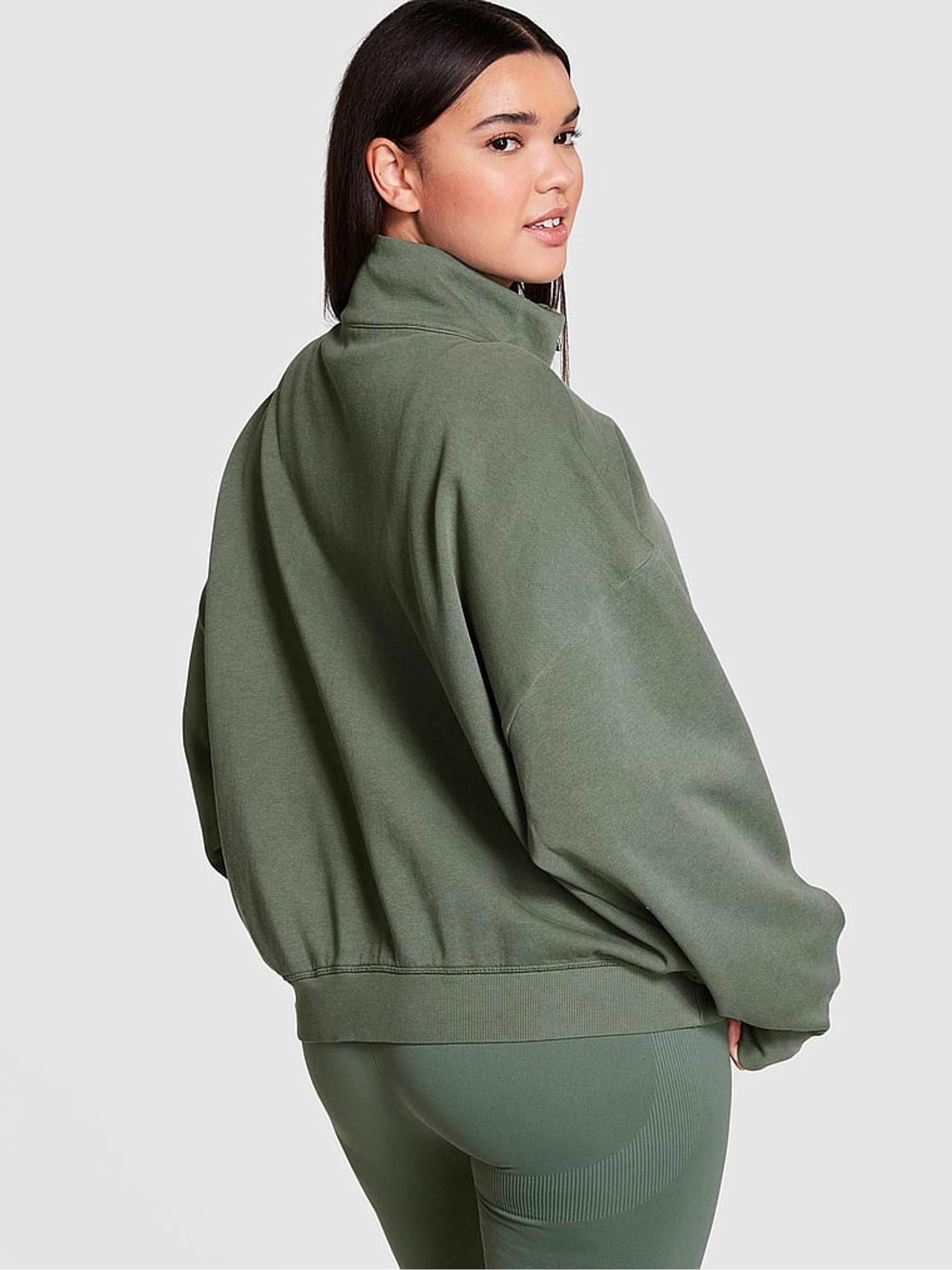 Fresh Forest Green Fleece Jacket - Image 2 of 3