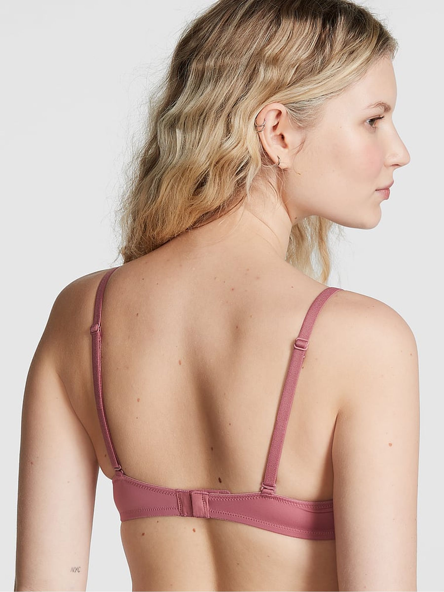 Pink Begonia Non Wired Lightly Lined Bra. - Image 2 of 3