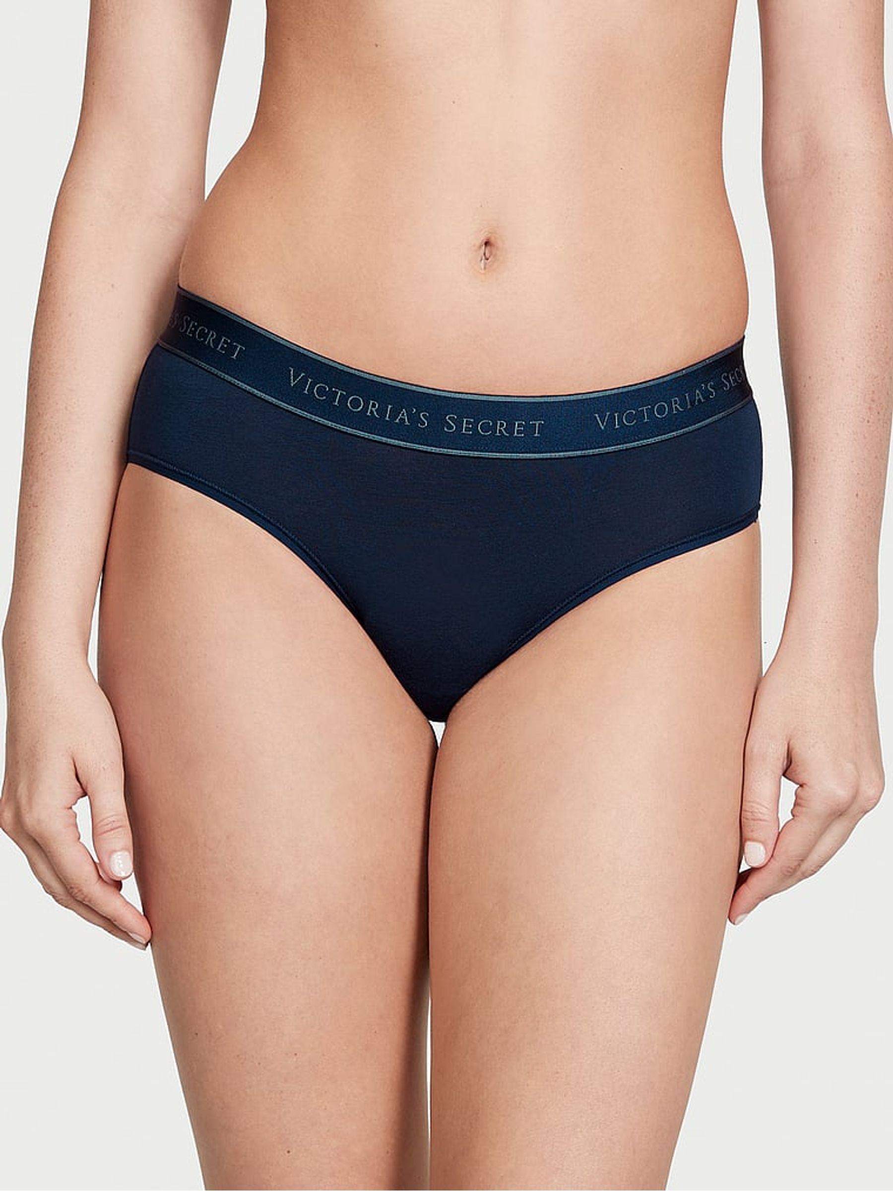 Noir Navy Blue Hipster Knickers - Image 1 of 3