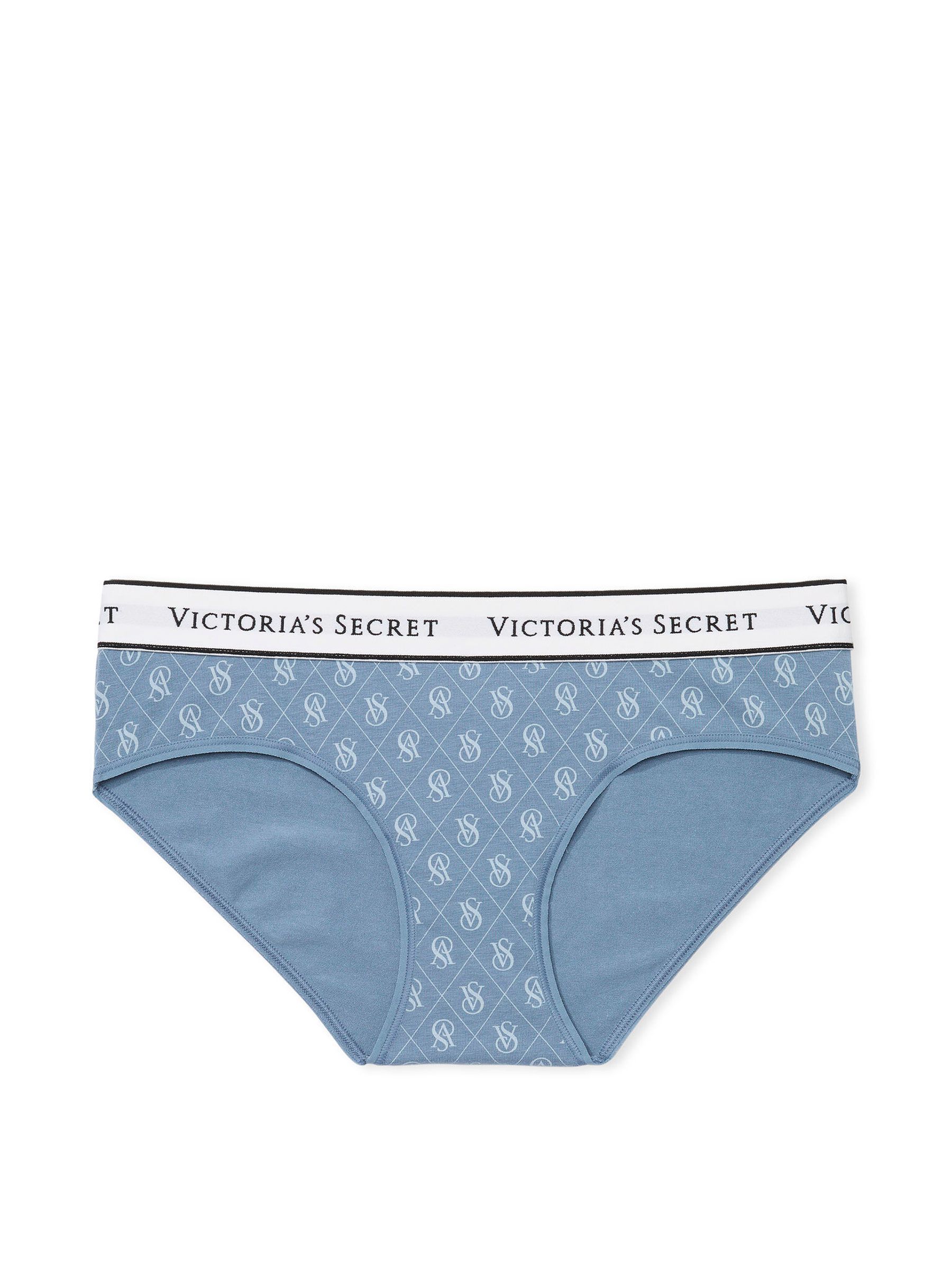 Faded Denim Blue Diamond Logo Hipster Knickers - Image 3 of 3