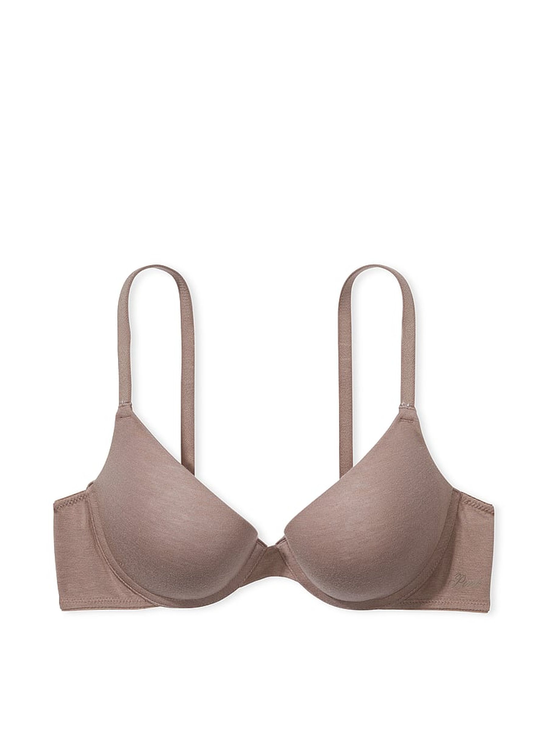 Brown Iced Coffee Push Up Cotton Bra - Image 3 of 3