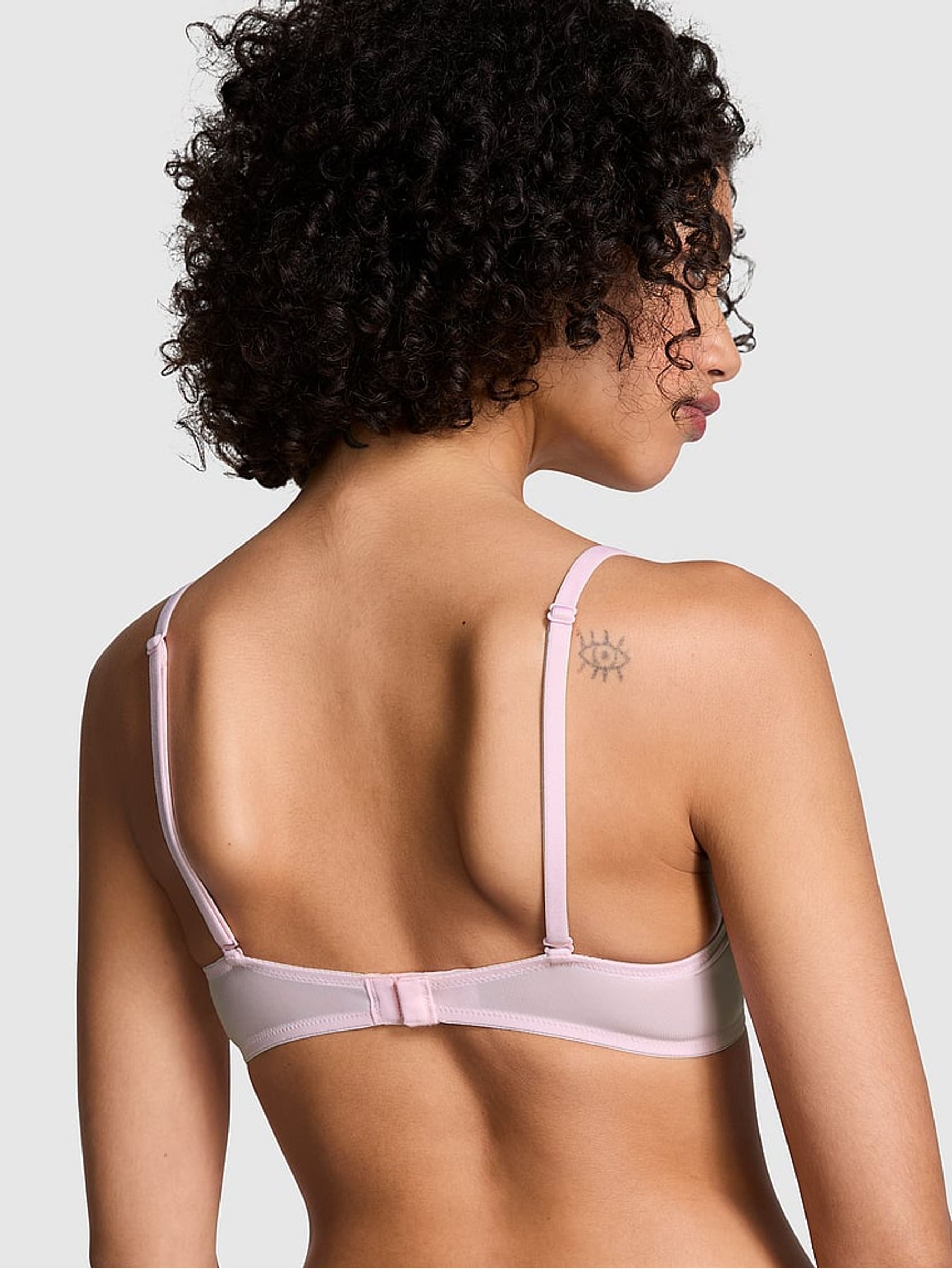 Pink Tulip Rib Lightly Lined Demi Bra - Image 2 of 3