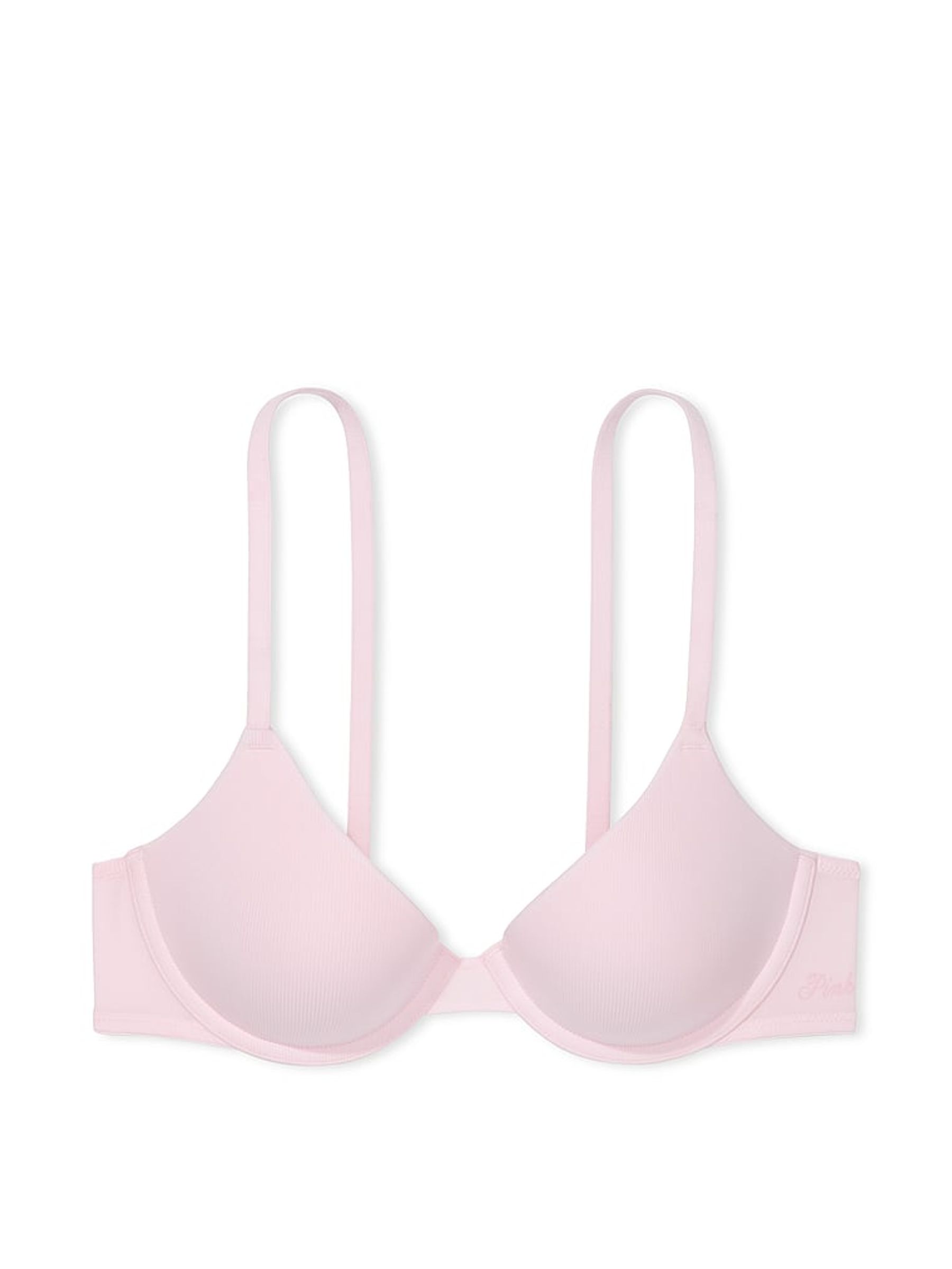 Pink Tulip Rib Lightly Lined Demi Bra - Image 3 of 3