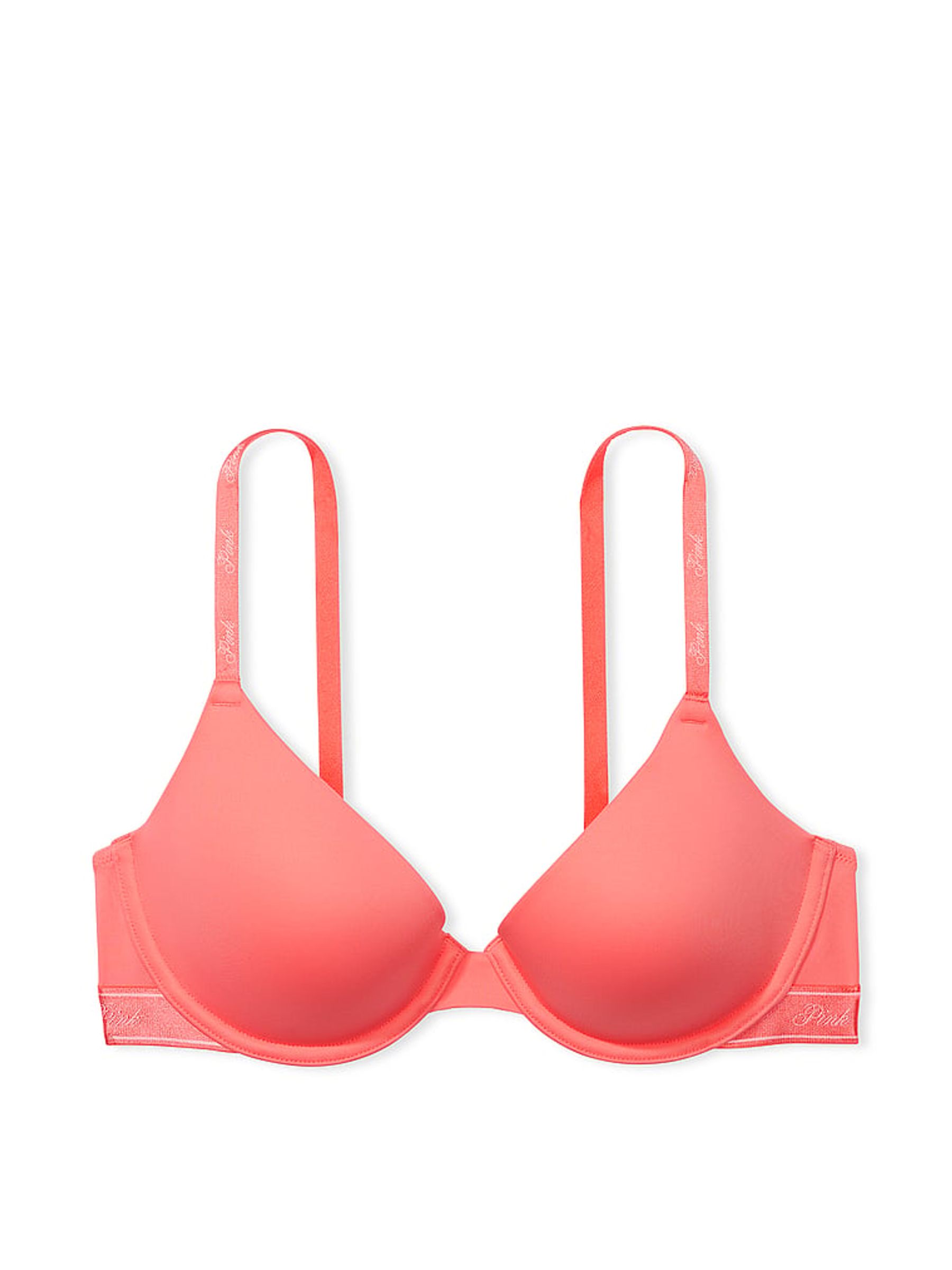 Pink Coral Lightly Lined Demi Bra - Image 3 of 3