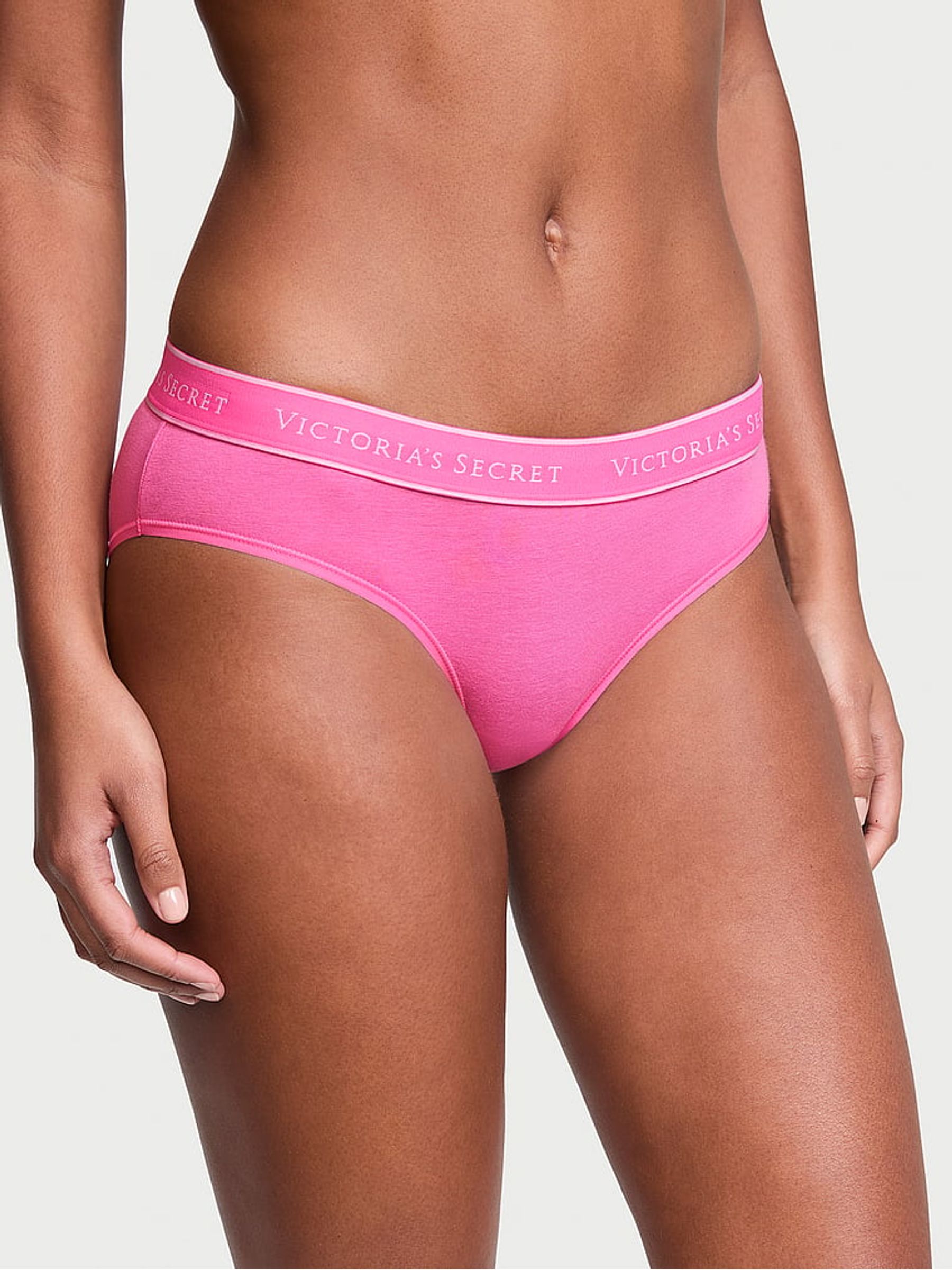 Hollywood Pink Hipster Logo Knickers - Image 1 of 1