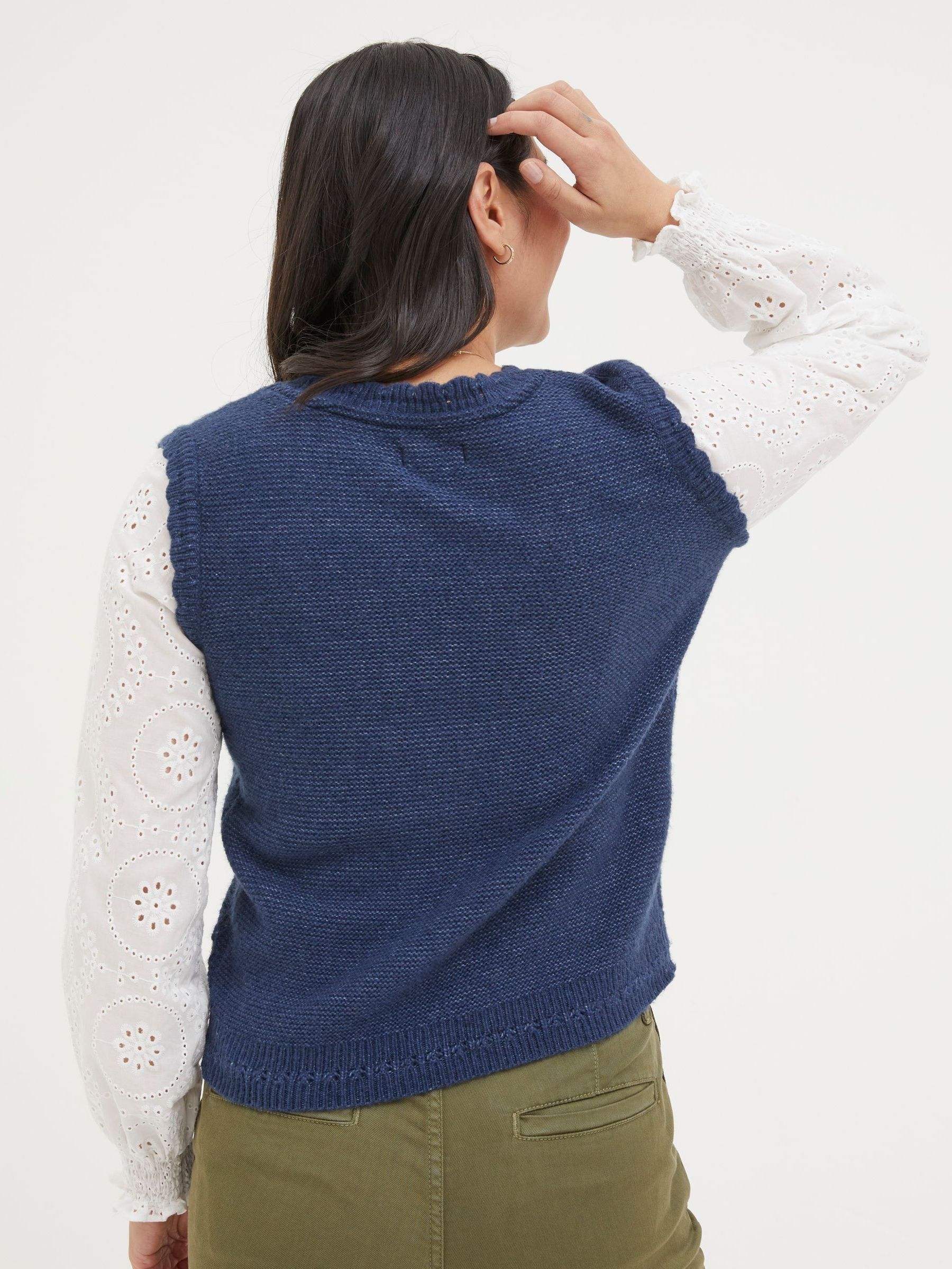 Blue Winona 2-In-1 Knitted Jumper - Image 3 of 5
