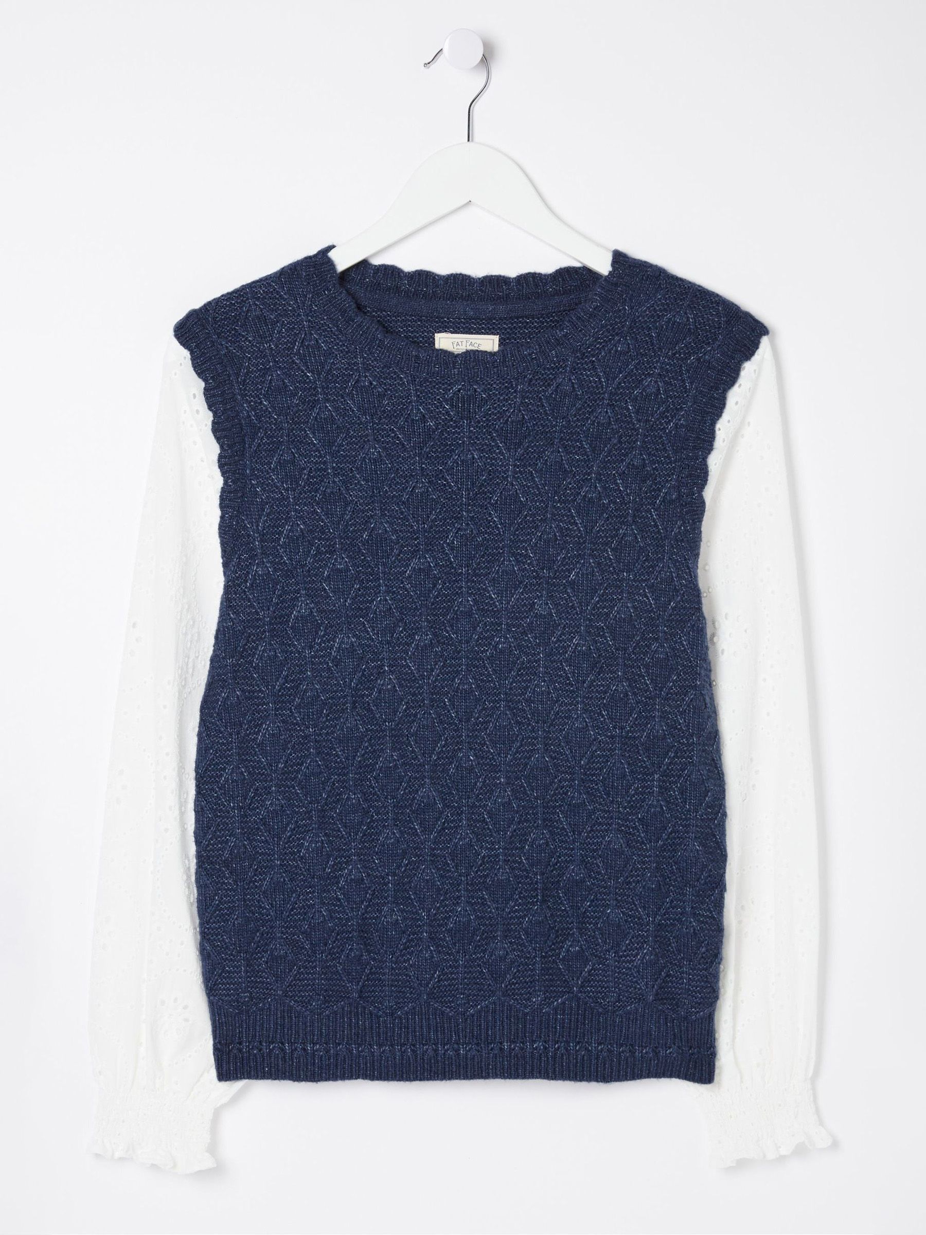 Blue Winona 2-In-1 Knitted Jumper - Image 5 of 5