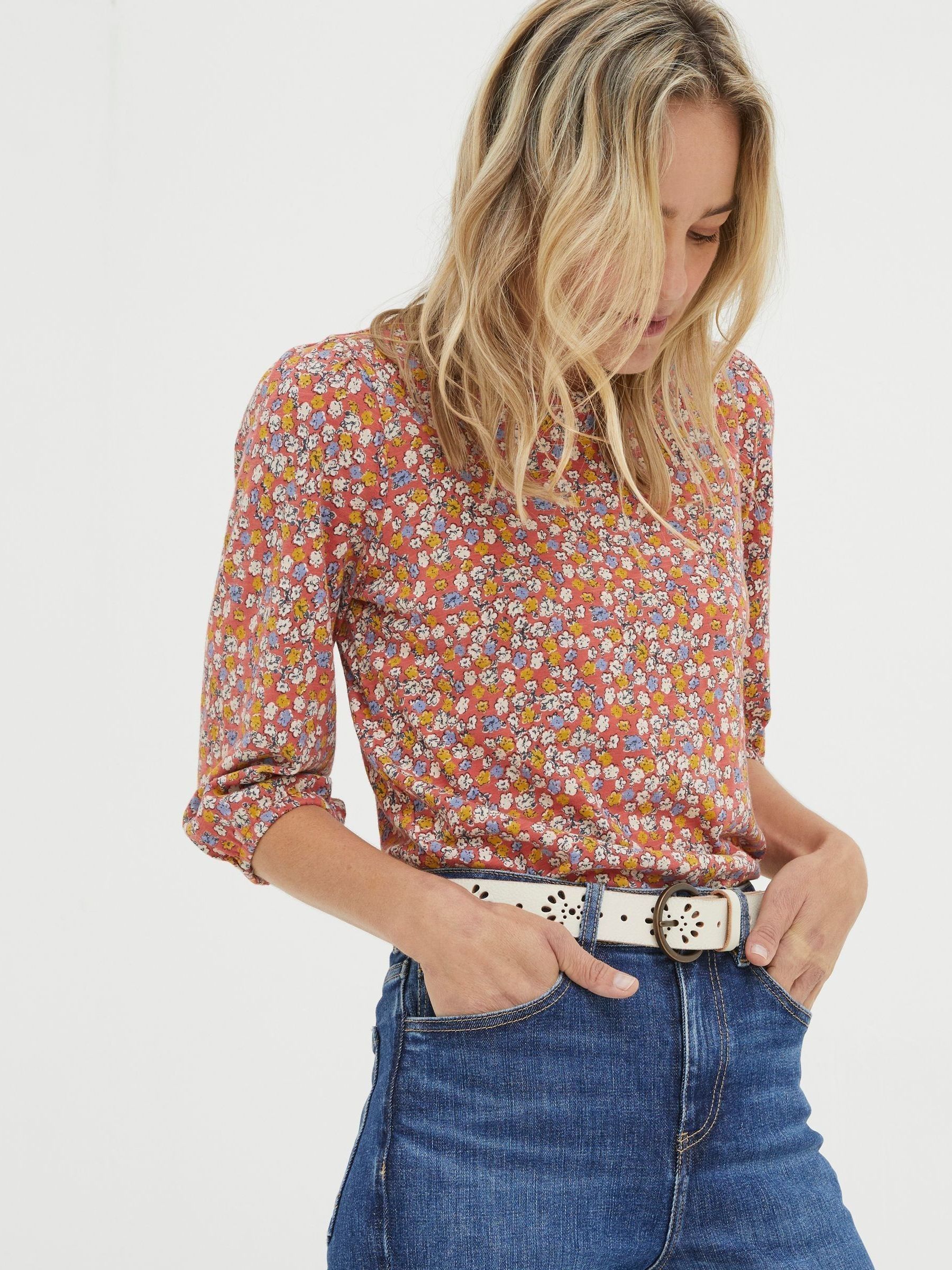 Multi Gradient Floral Top - Image 3 of 5