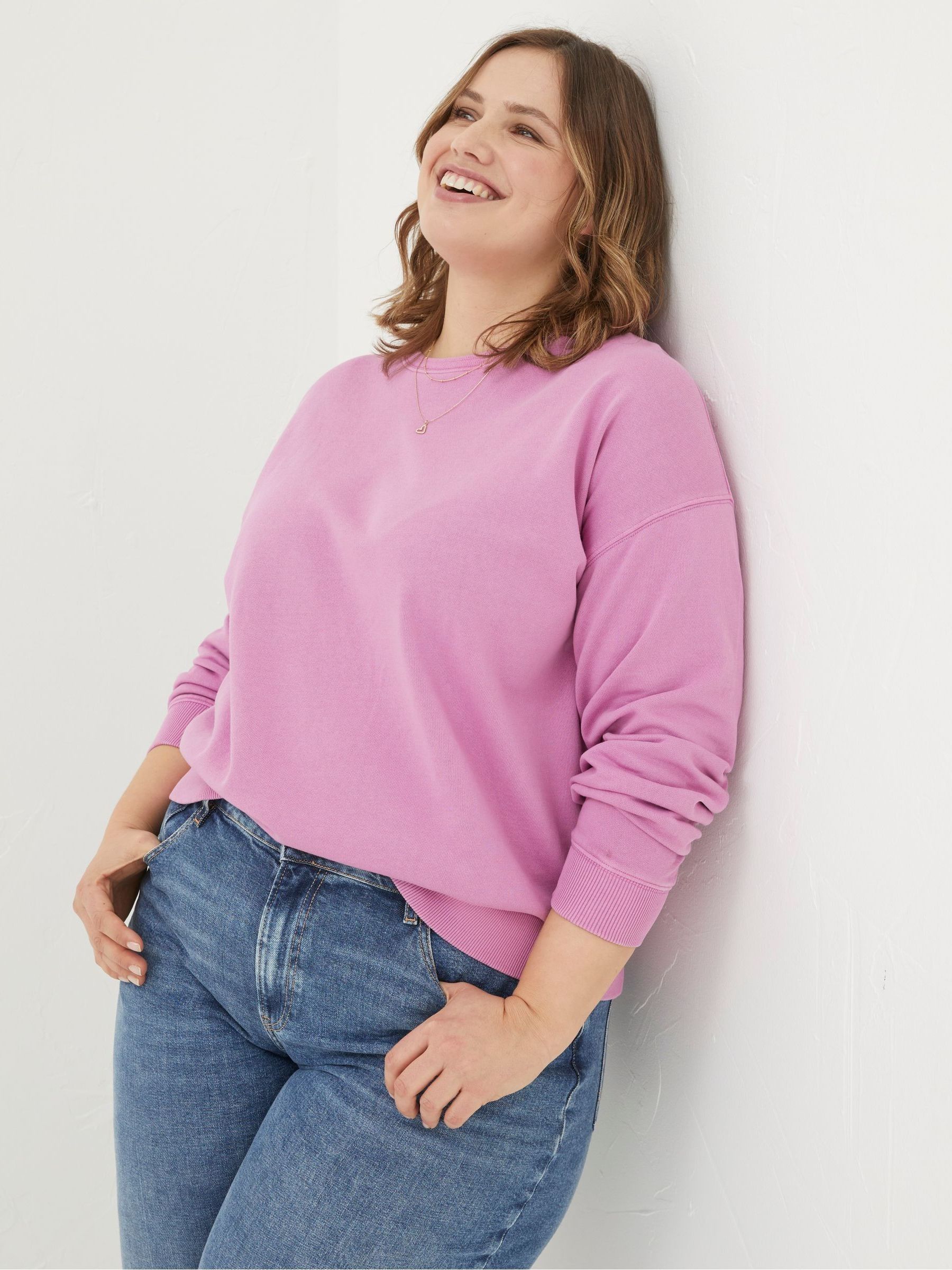 Georgia Pink Crew Sweatshirt - Image 3 of 4