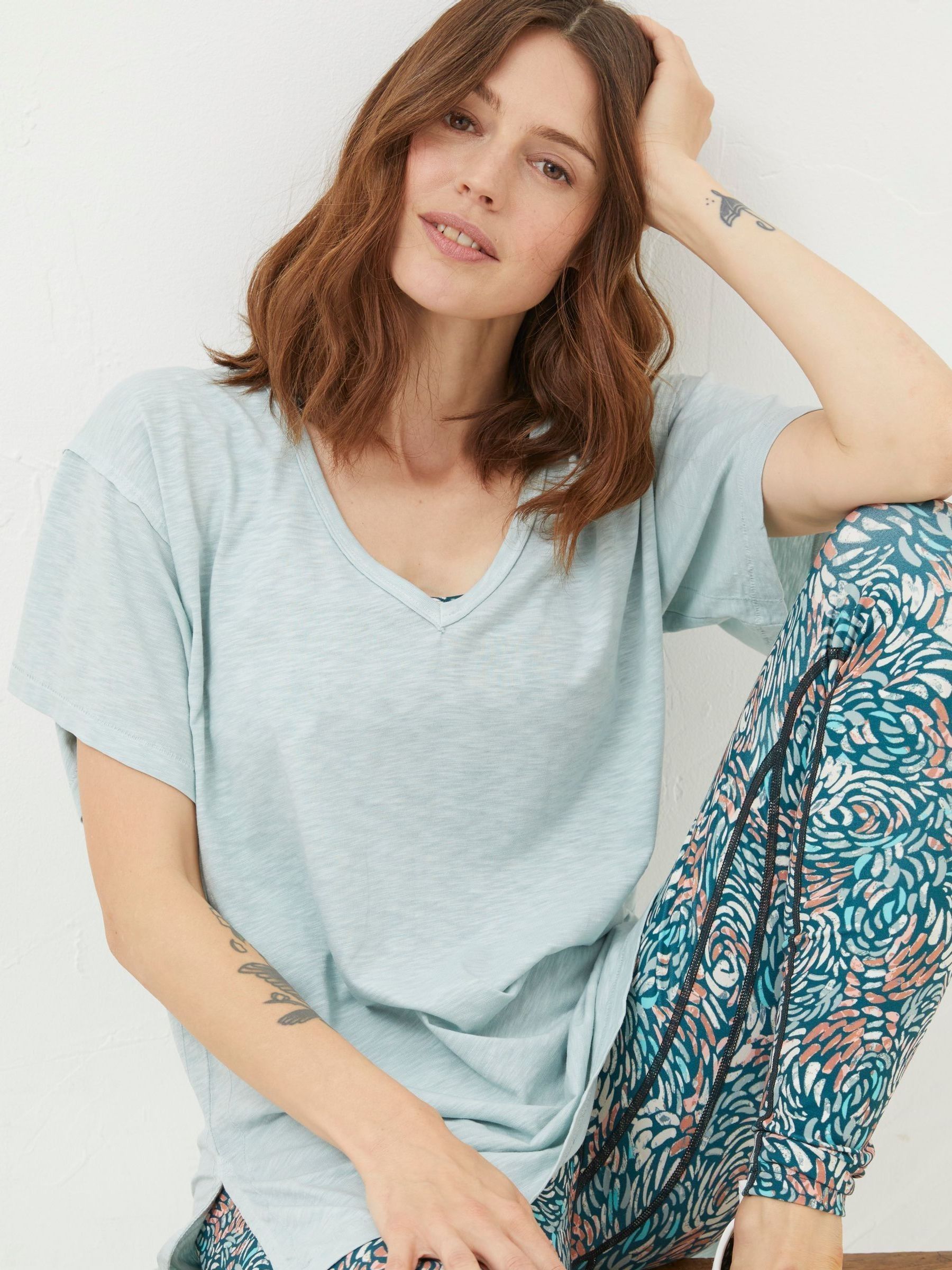 Abi Blue Tunic T-Shirt - Image 3 of 5