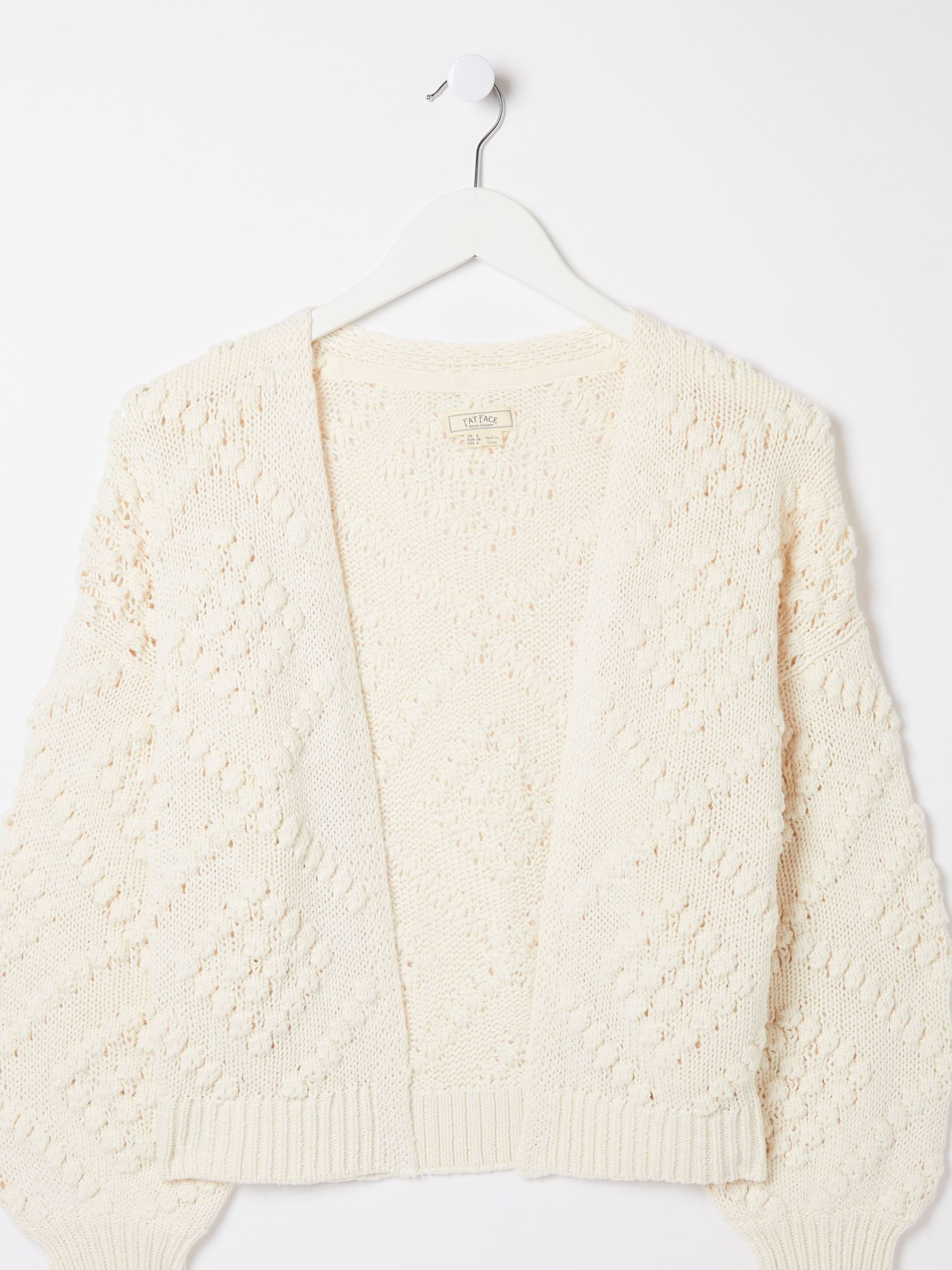 Natural Bobble Stitch Cardigan - Image 4 of 4