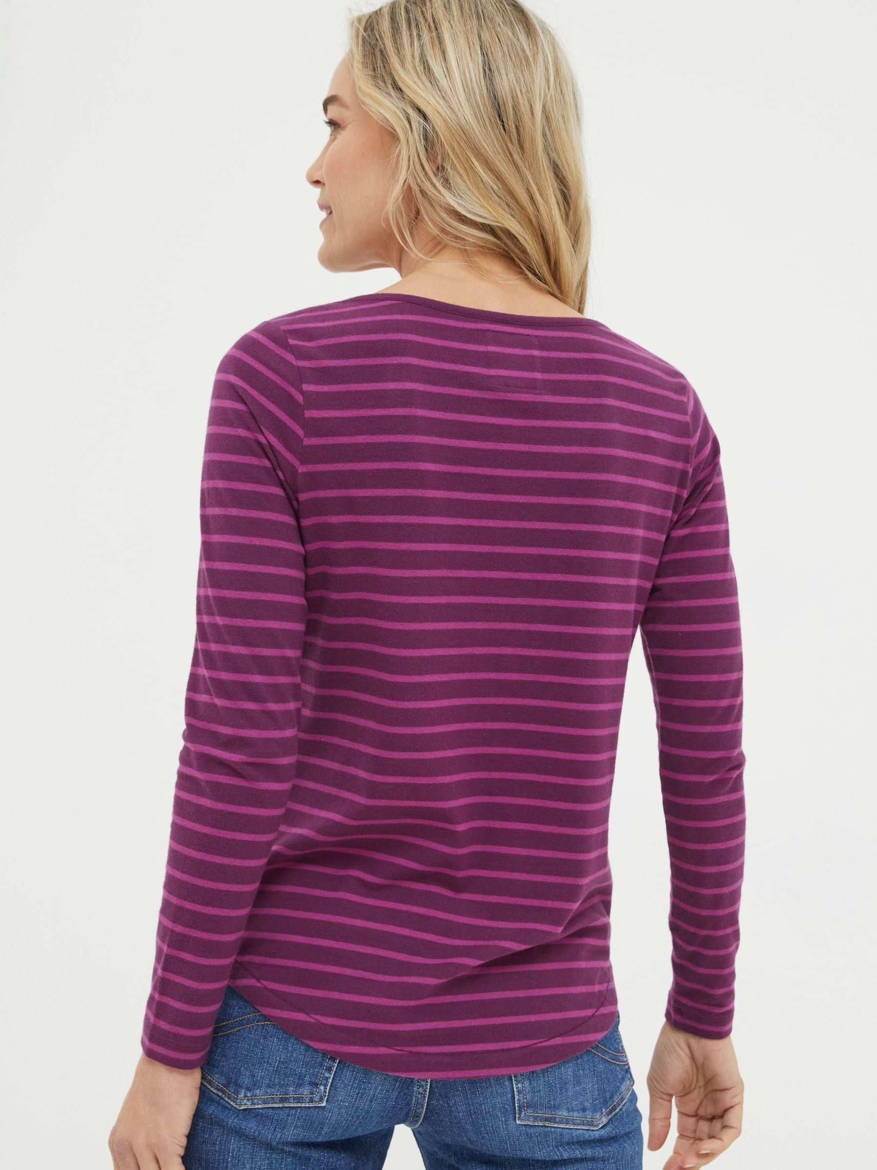 Breton Purple Stripe T-Shirt - Image 2 of 4