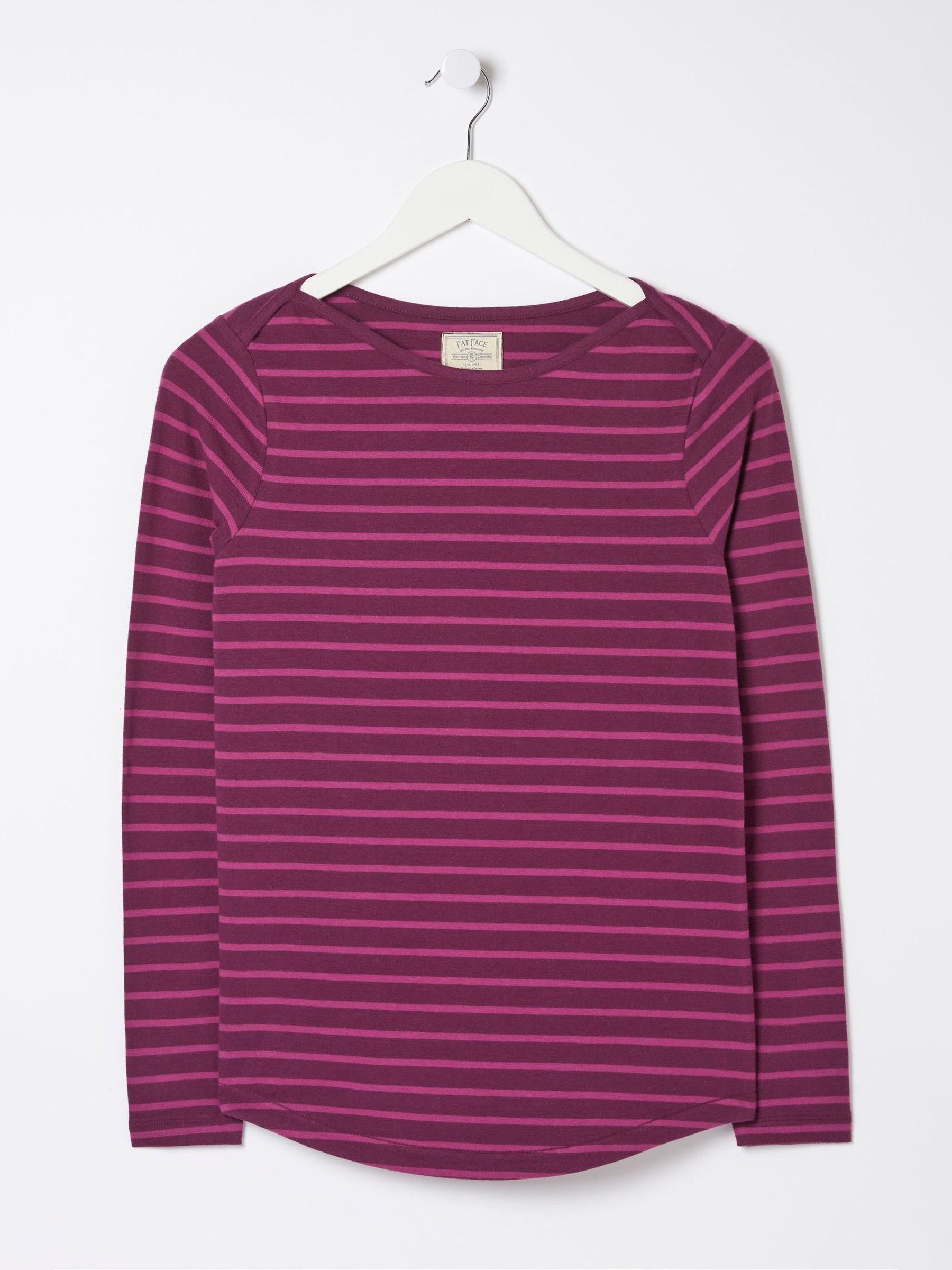 Breton Purple Stripe T-Shirt - Image 4 of 4