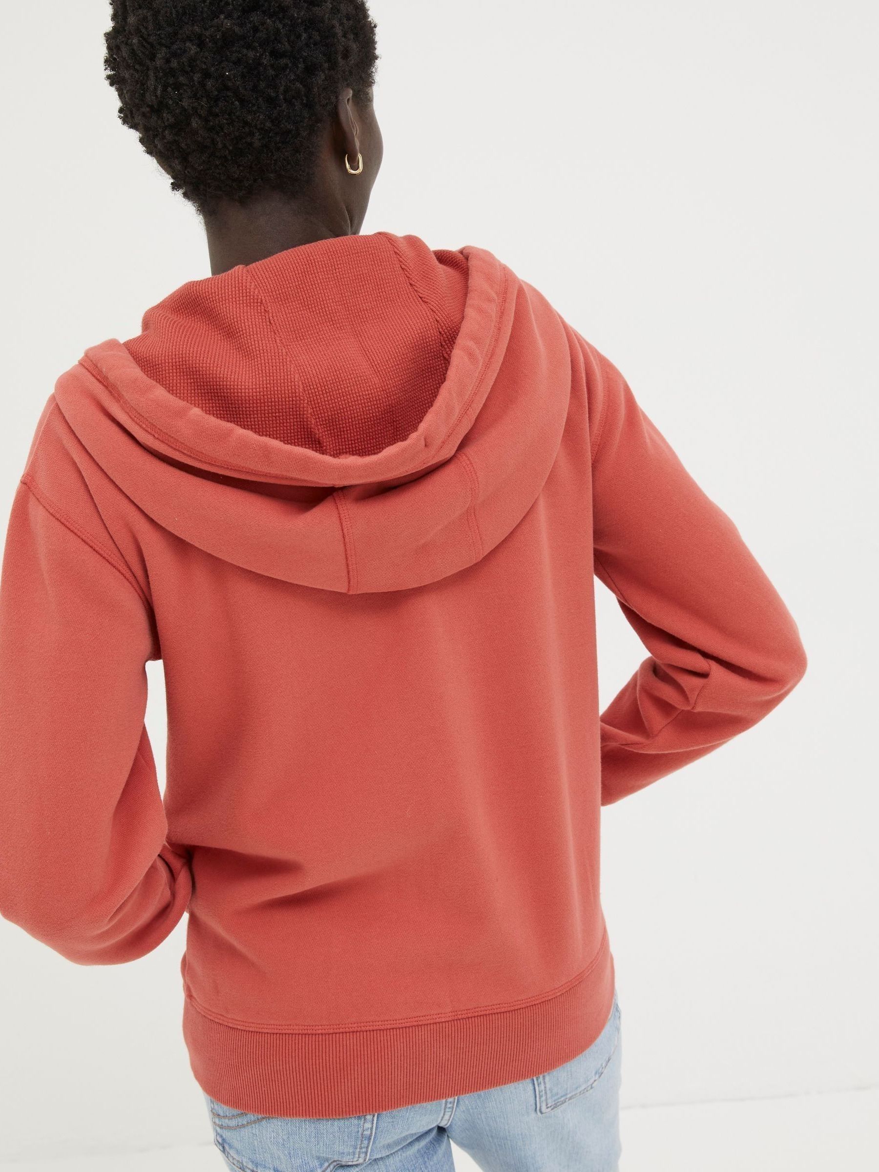 Red Zip Through Hoodie - Image 2 of 4