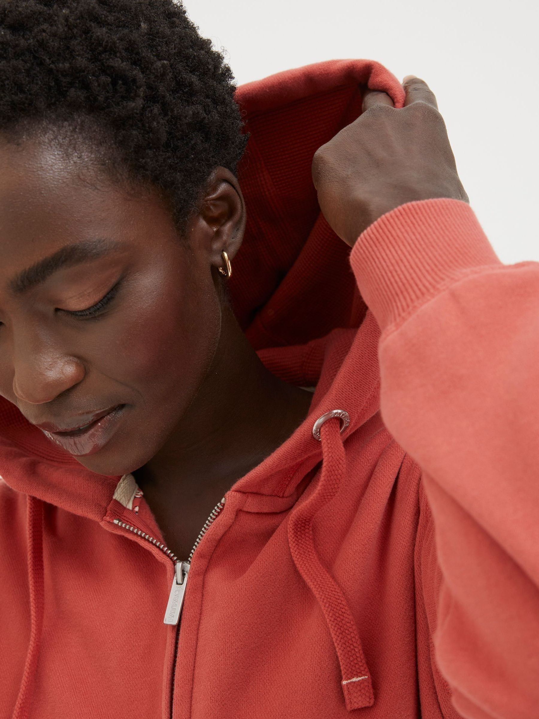 Red Zip Through Hoodie - Image 3 of 4
