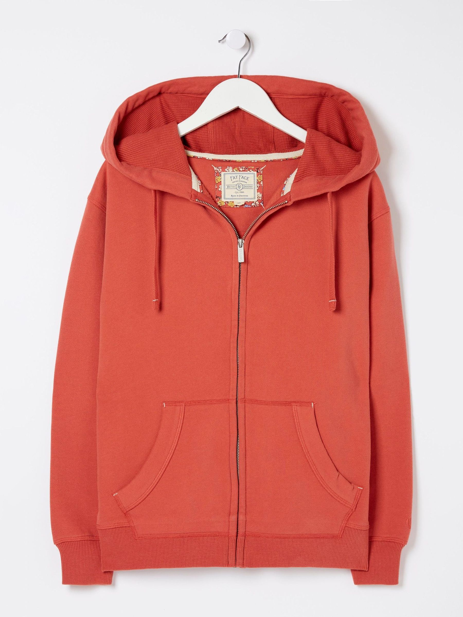 Red Zip Through Hoodie - Image 4 of 4