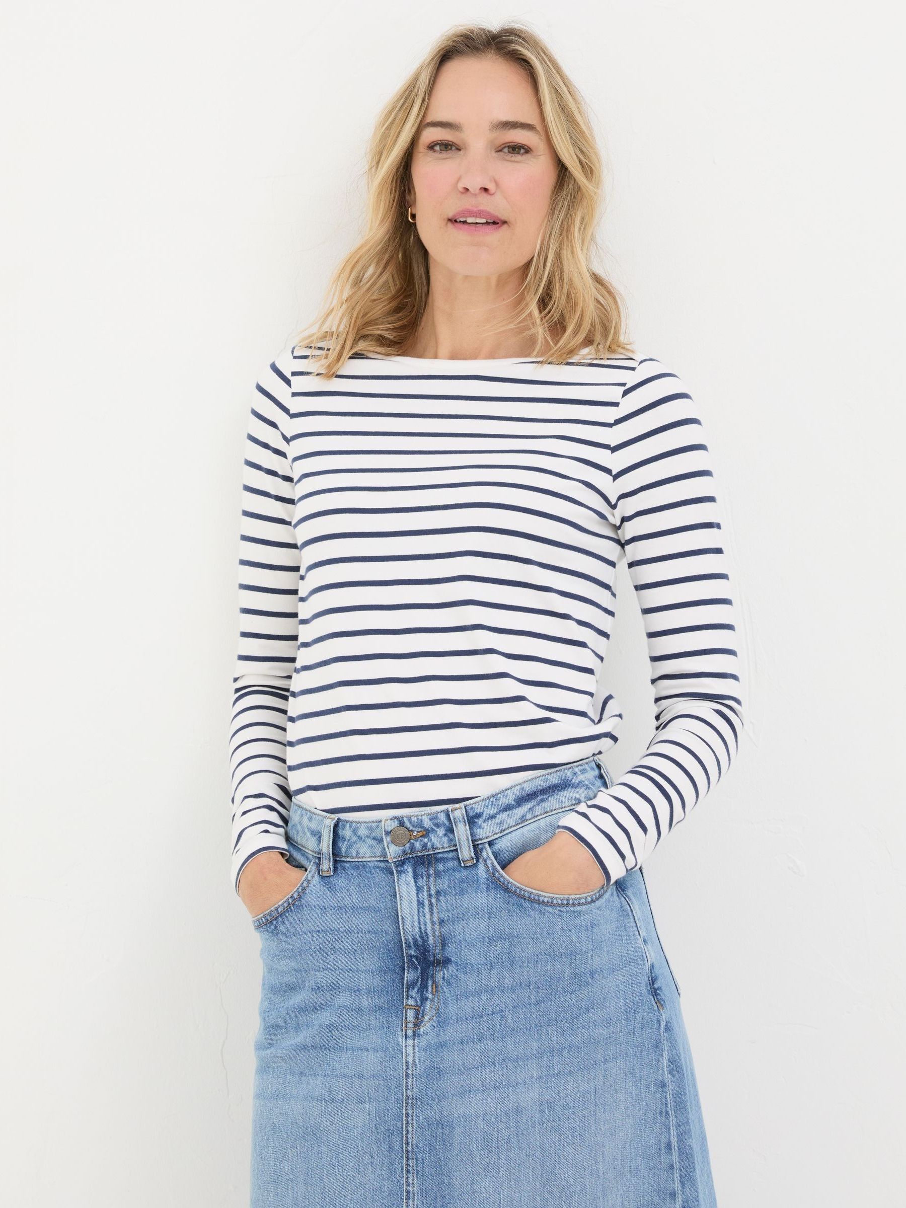 Breton White T-Shirt - Image 1 of 5