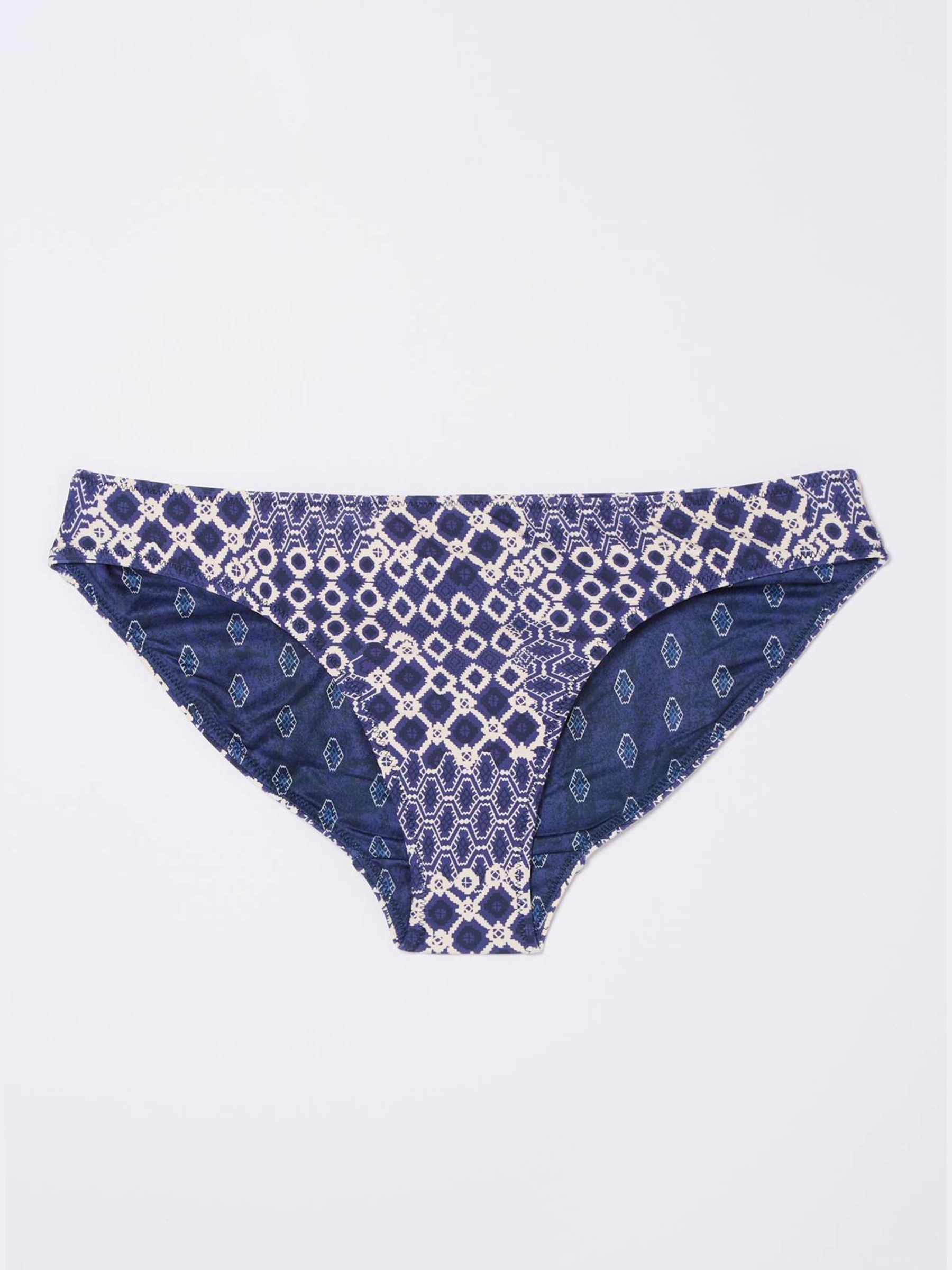Mila Blue Patchwork Geo Bikini Bottoms - Image 5 of 6