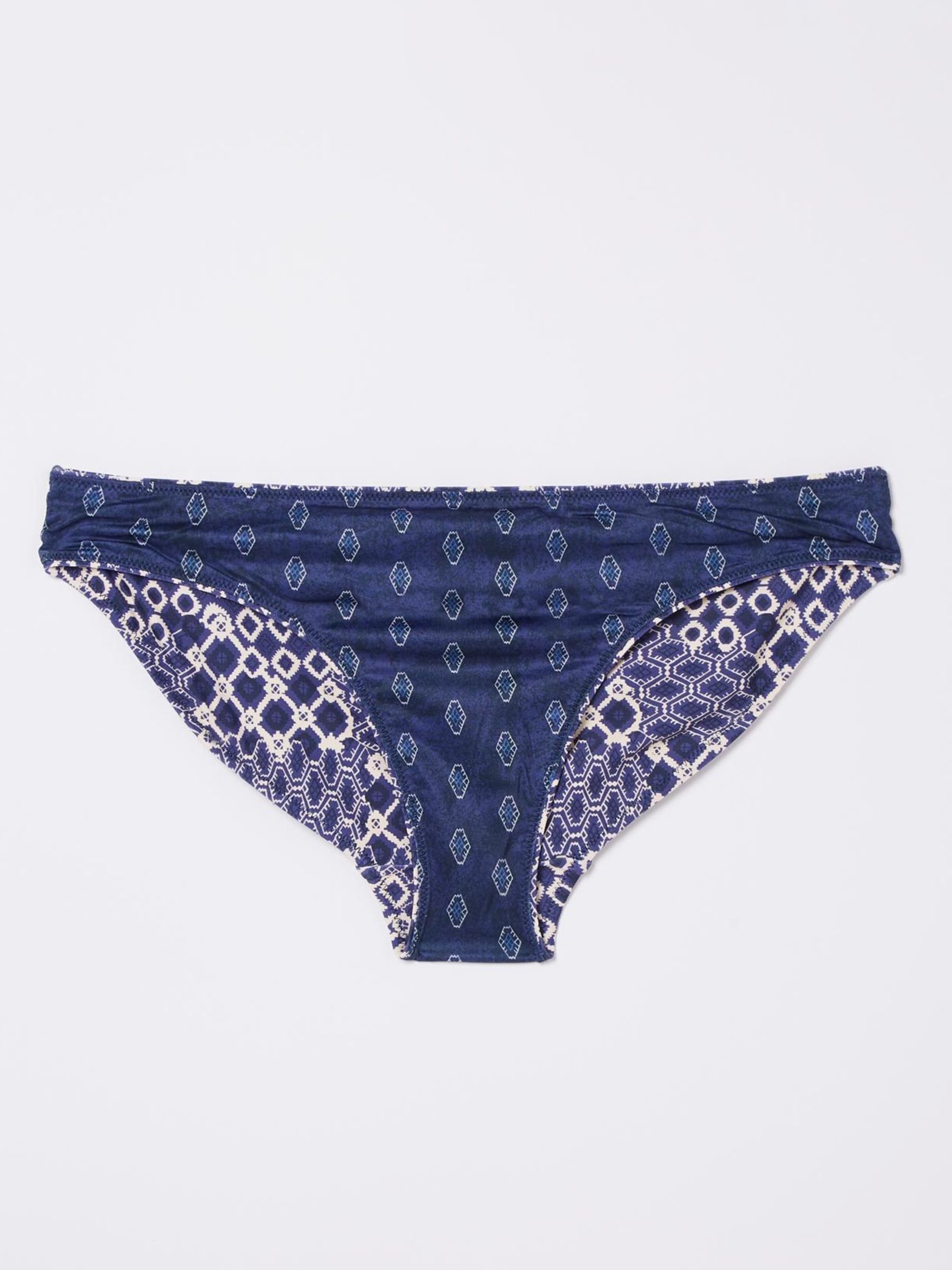 Mila Blue Patchwork Geo Bikini Bottoms - Image 6 of 6