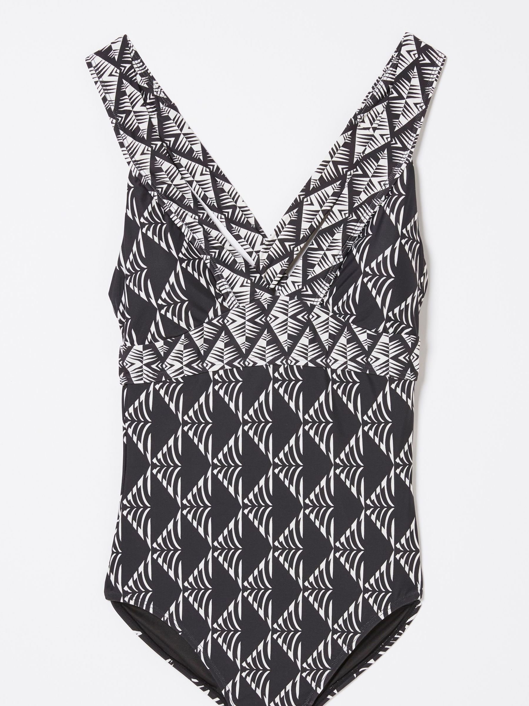 Ava Black Mono Geo Swimsuit - Image 6 of 6