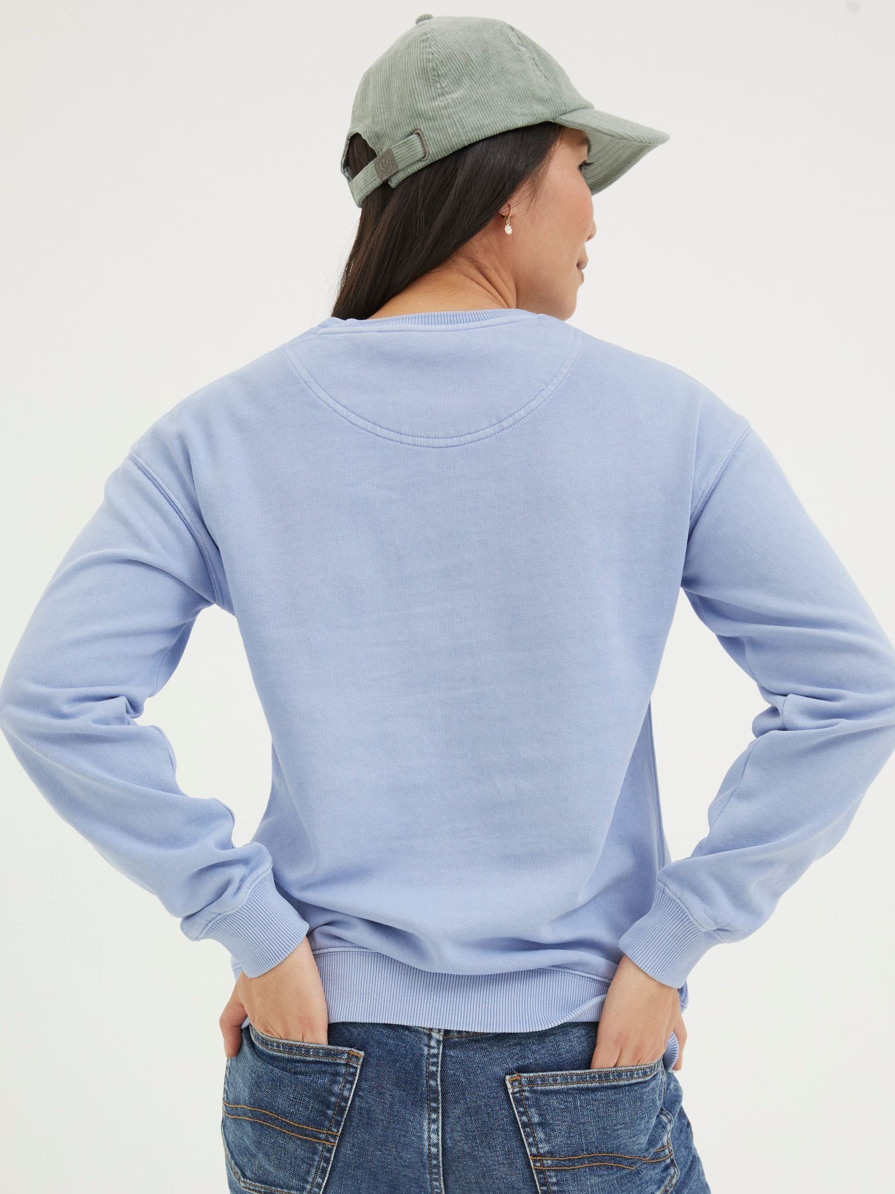 Georgia Blue Crew Sweatshirt - Image 2 of 4