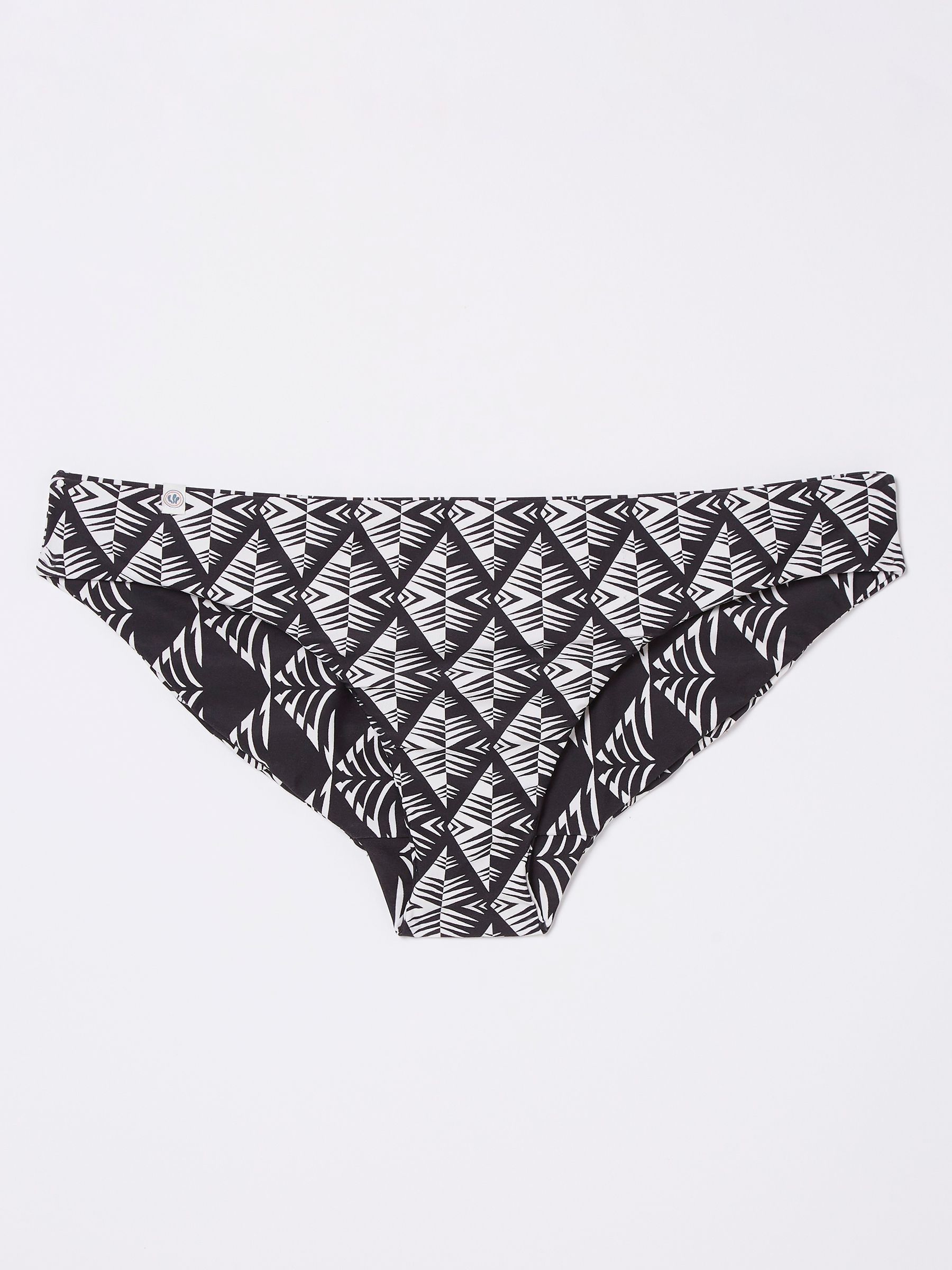 Cayton Black Geo Reversible Bikini Bottoms - Image 4 of 5