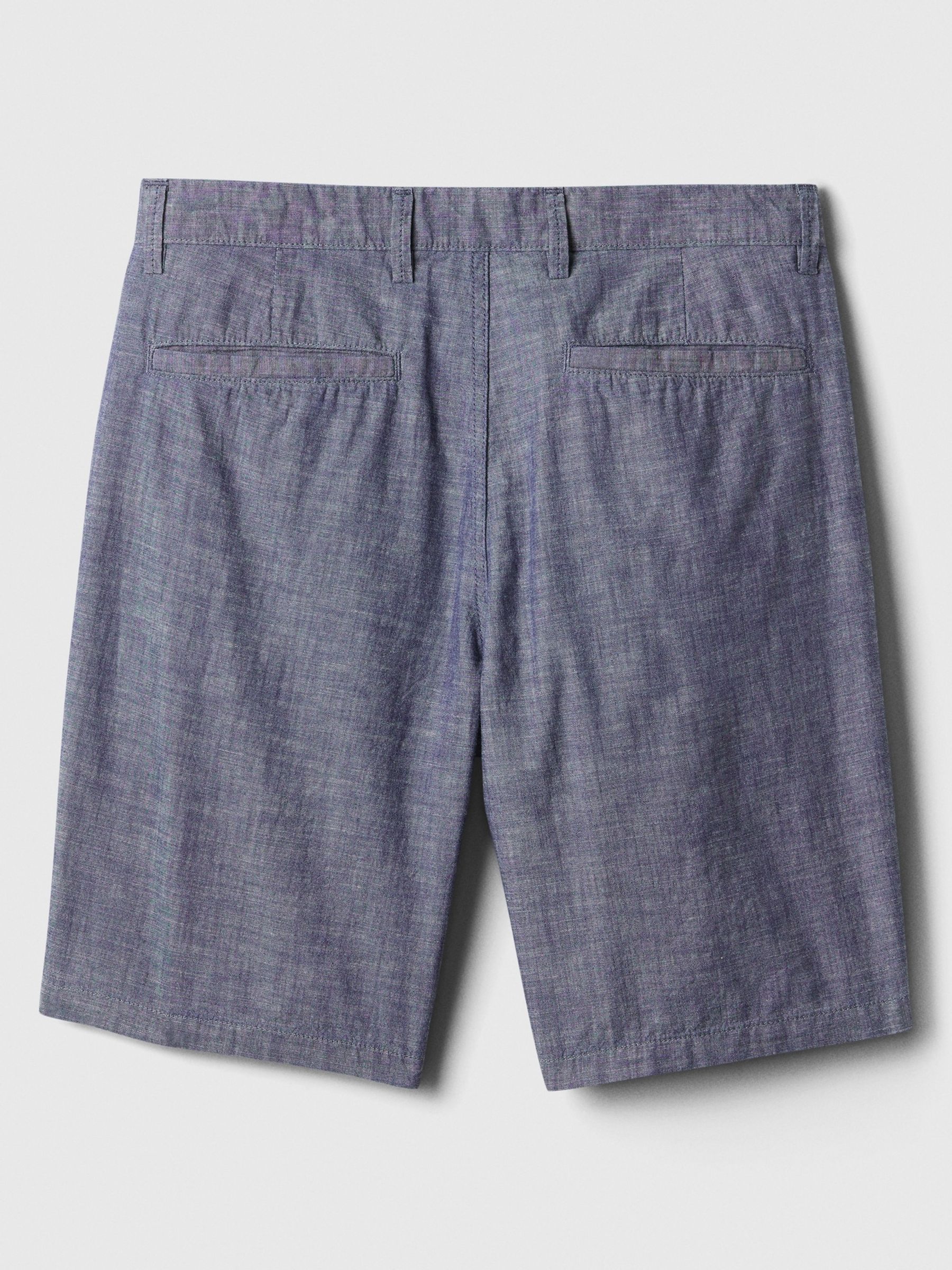 Blue 9" Chino Shorts - Image 4 of 4