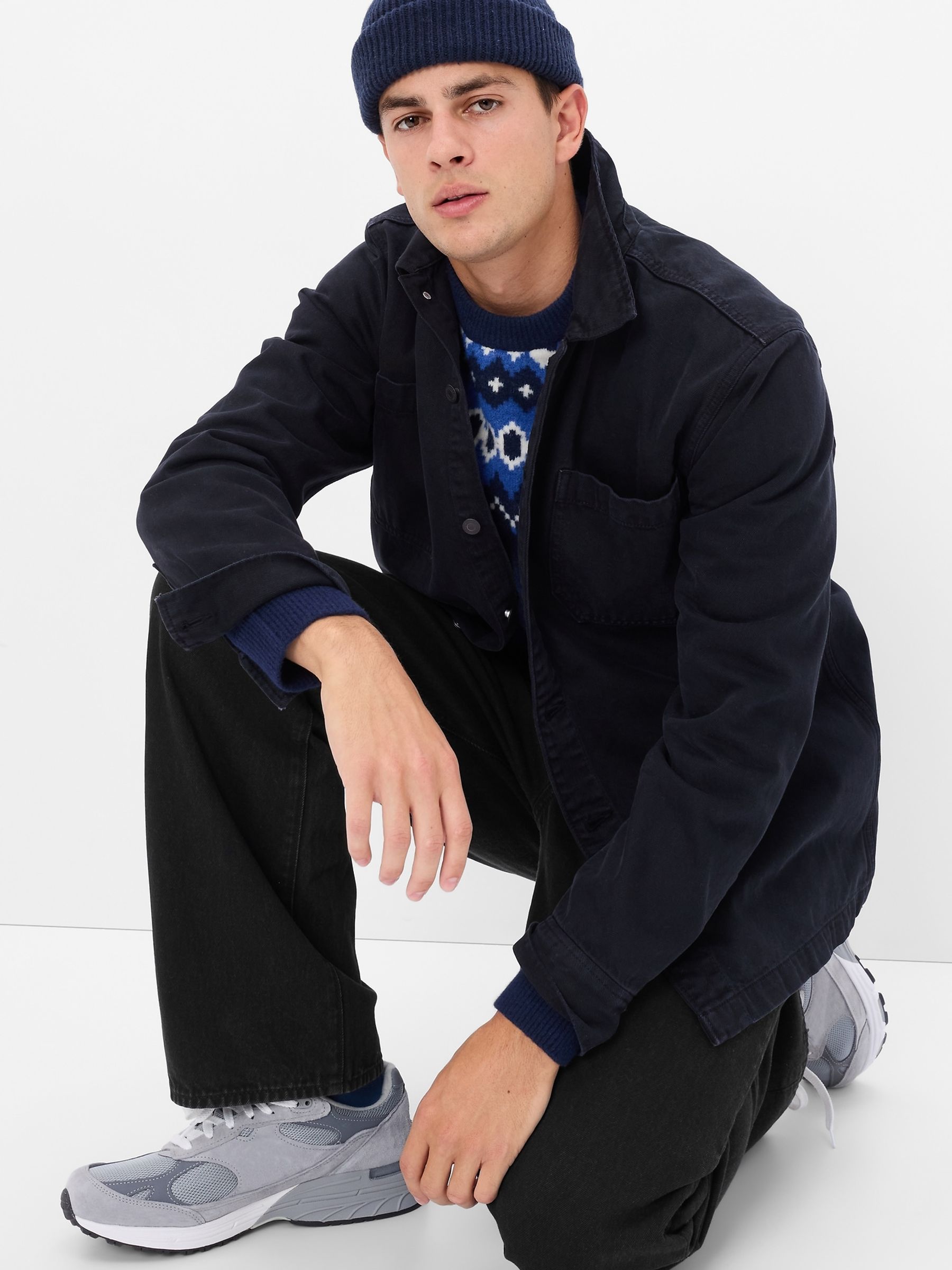 Black 90s Loose Organic Cotton Jeans - Image 3 of 4