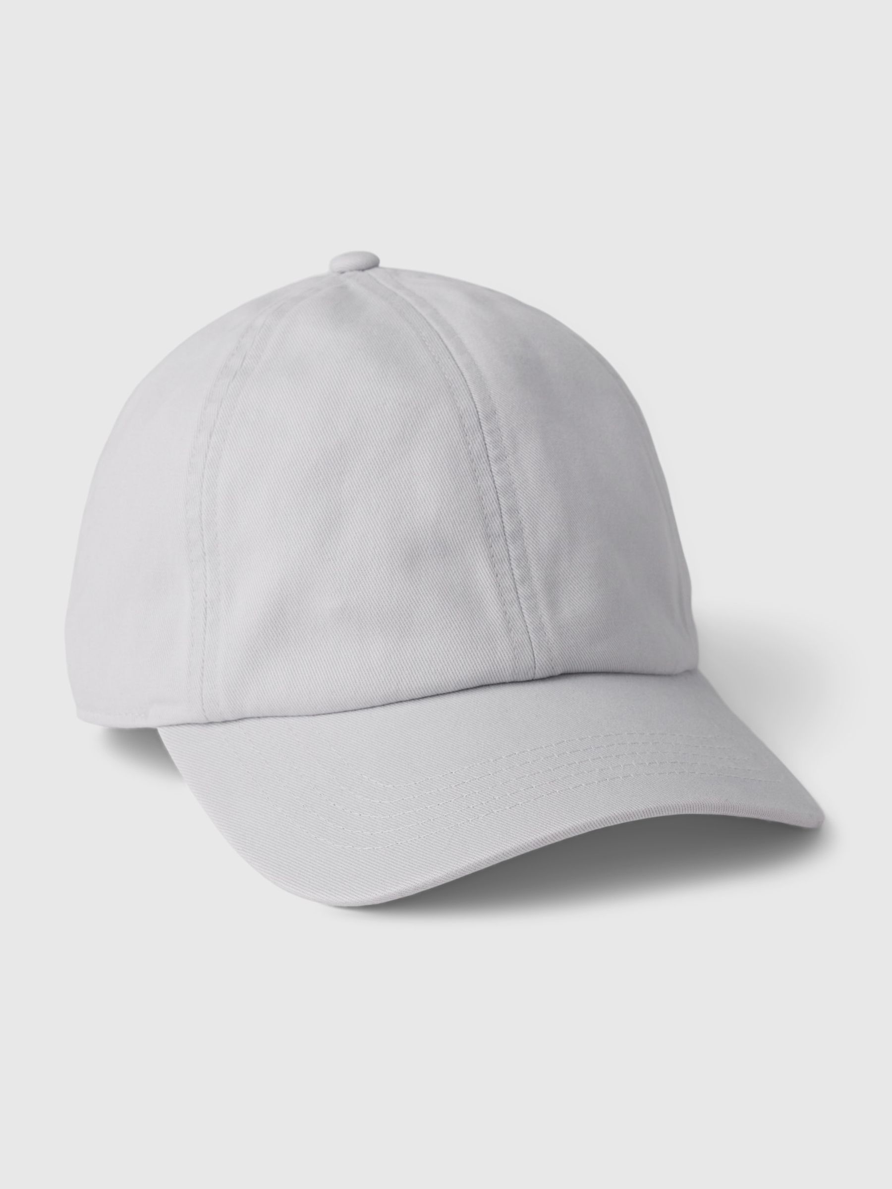 Grey Adult Organic Cotton Baseball Hat - Image 1 of 1