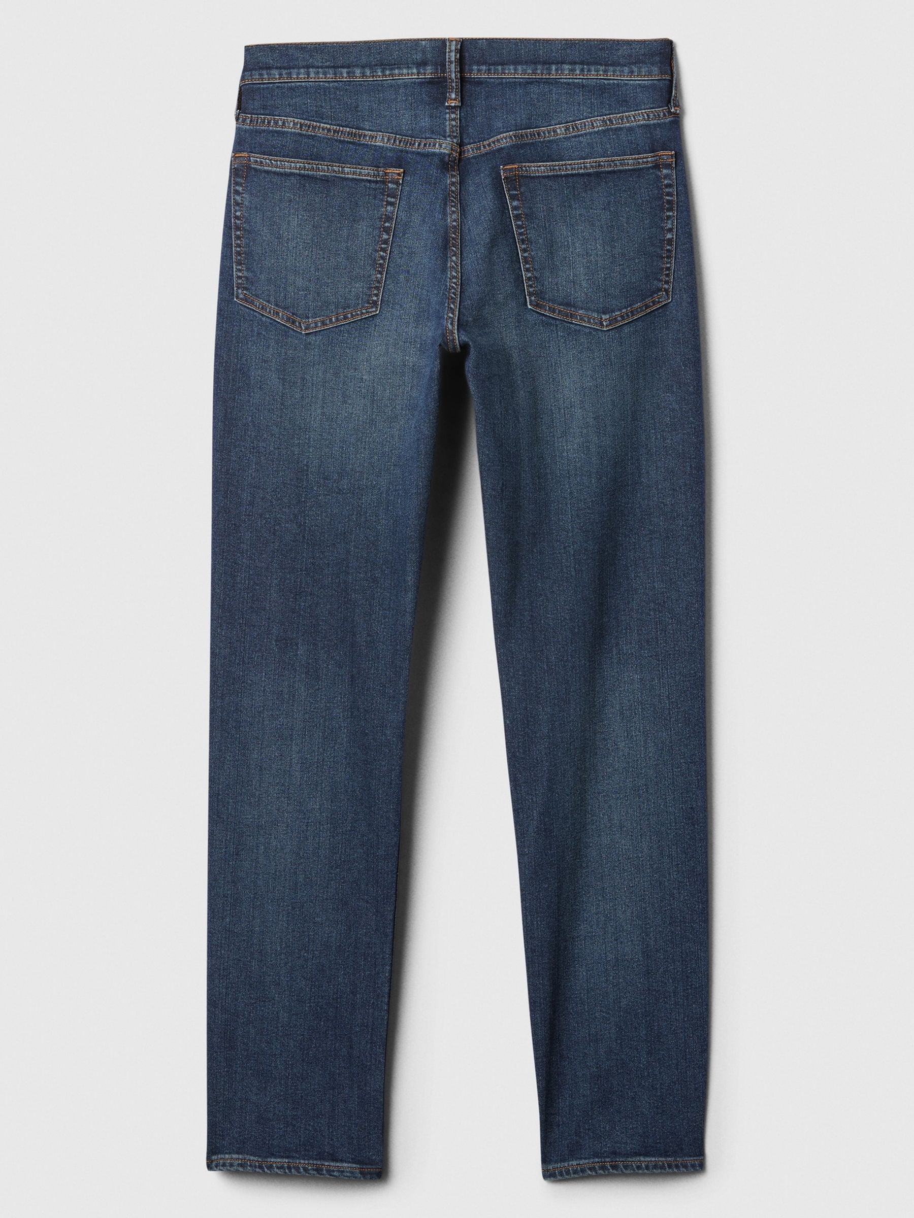 Dark Wash Blue Slim Fit Comfort Stretch Jeans - Image 6 of 7