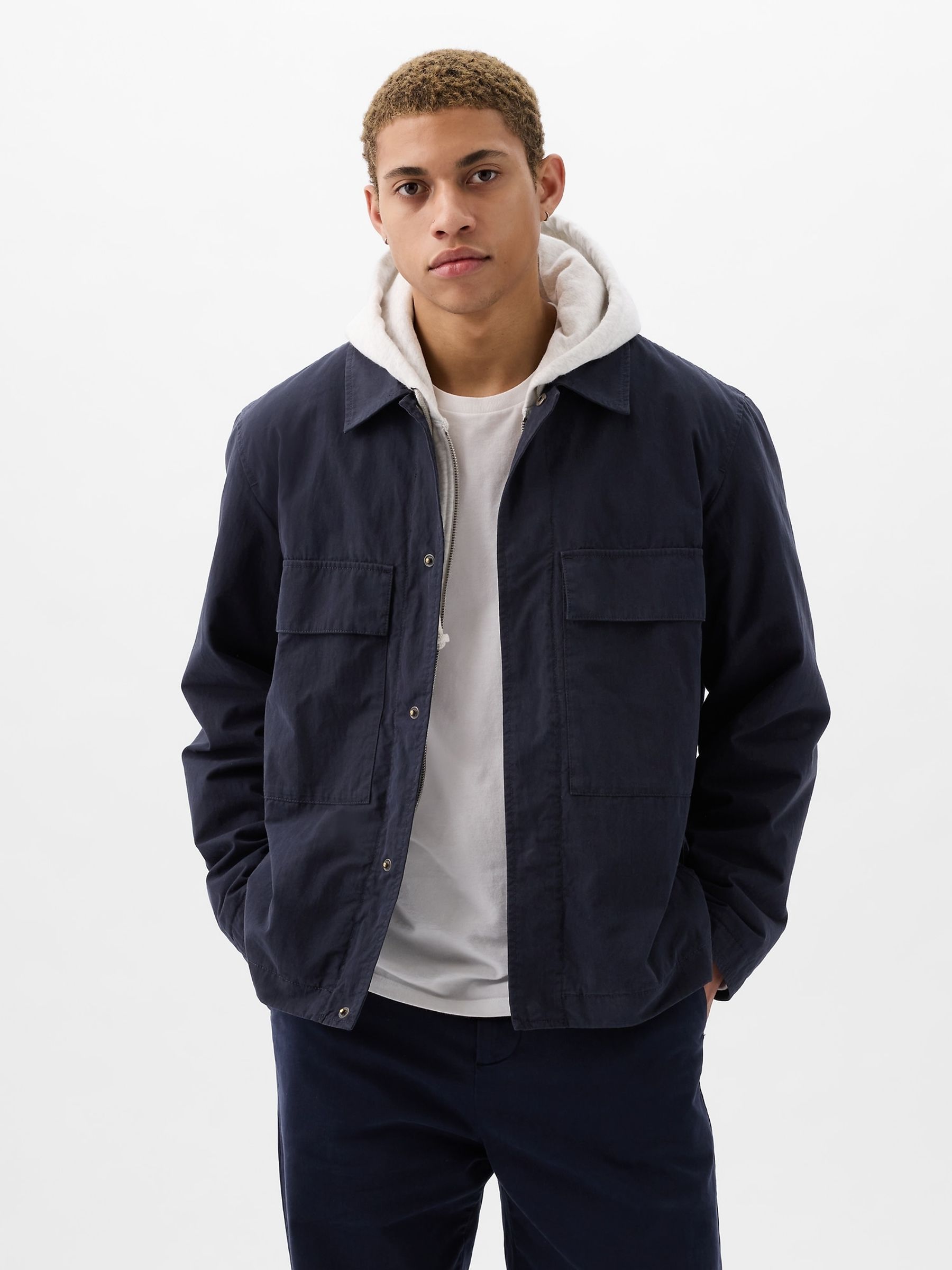 Blue Utility Jacket - Image 1 of 5