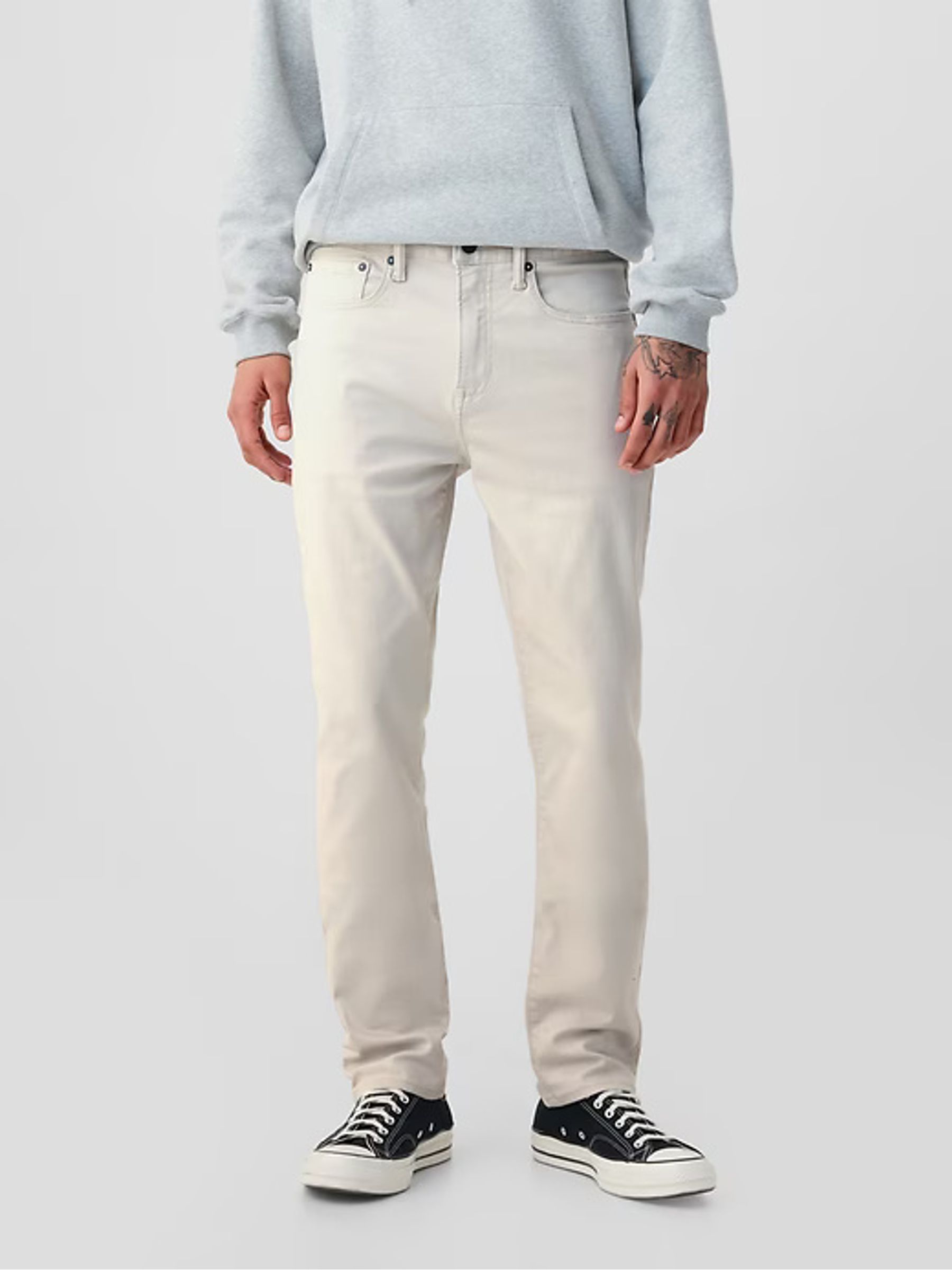 Cream Everyday Slim Fit Jeans - Image 2 of 5
