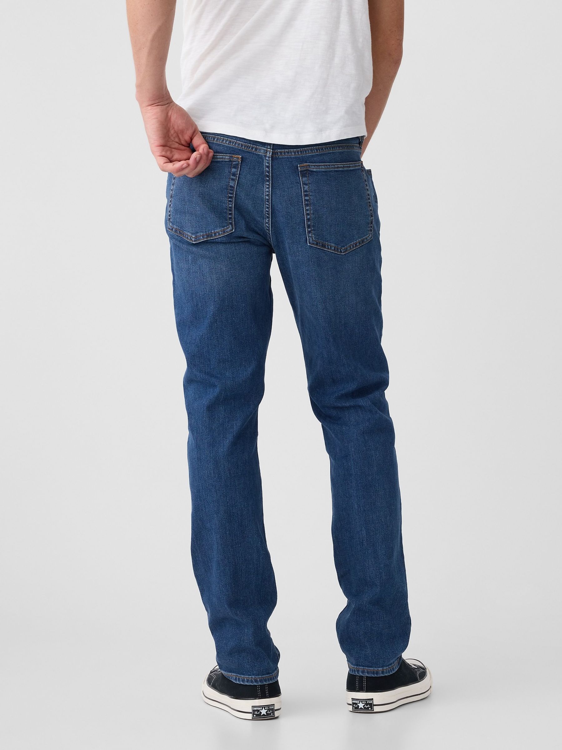 Blue Slim Fit Comfort Stretch Jeans - Image 3 of 9