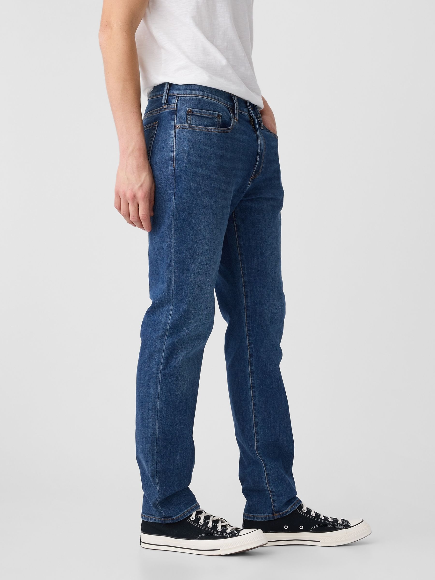 Blue Slim Fit Comfort Stretch Jeans - Image 4 of 9
