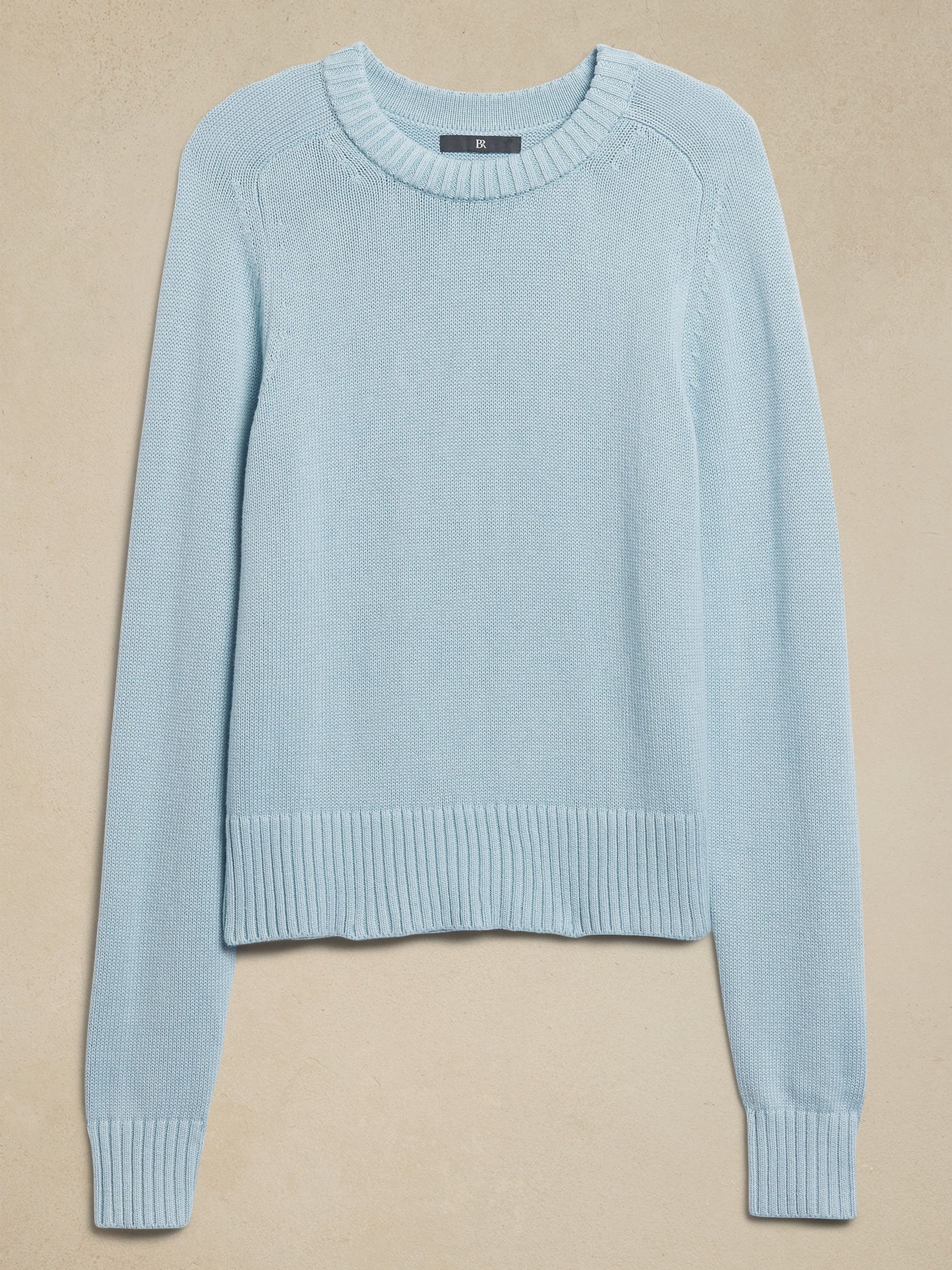 Banana Republic Blue Demi Cotton-Silk Jumper - Image 2 of 2