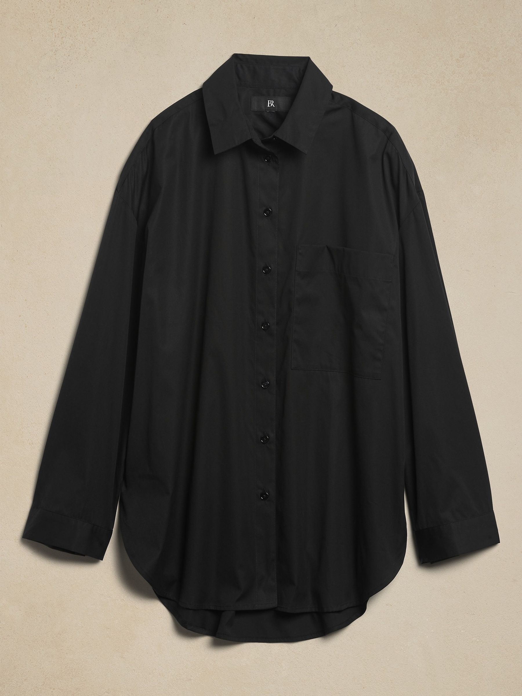 Banana Republic Black The Oversized Shirt - Image 4 of 4