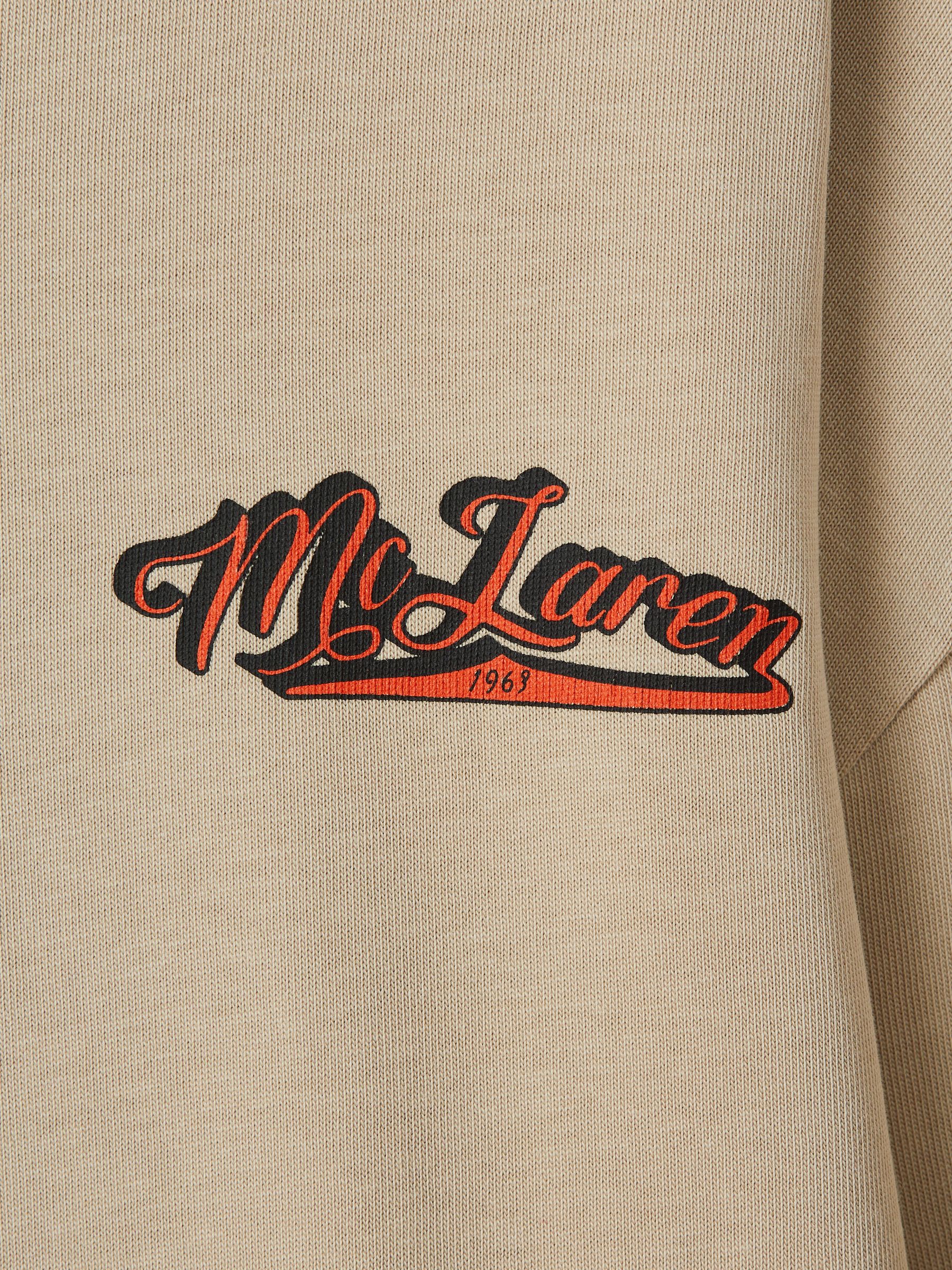 McLaren F1 Crew Neck Tour T-Shirt in Taupe - Image 9 of 10