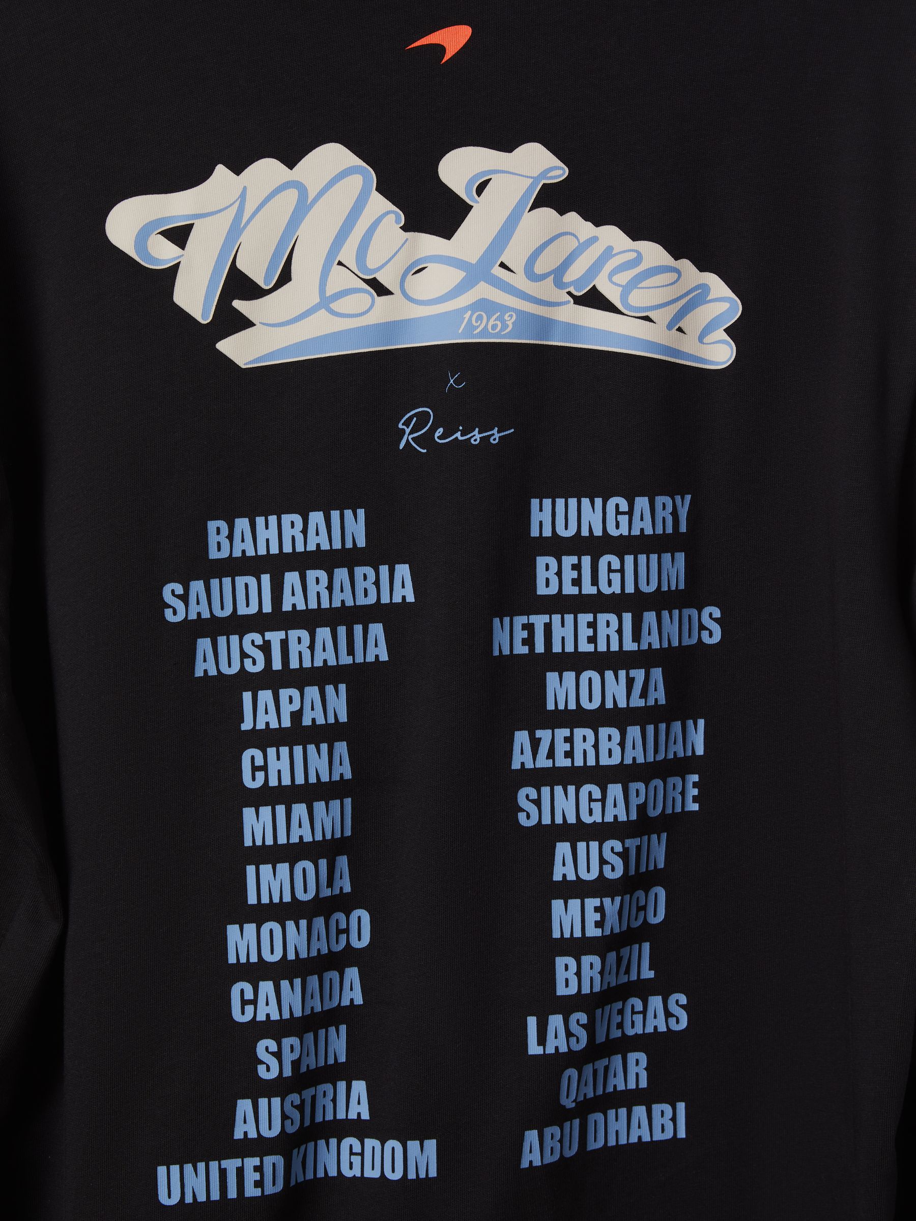 McLaren F1 Crew Neck Tour T-Shirt in Black - Image 12 of 12