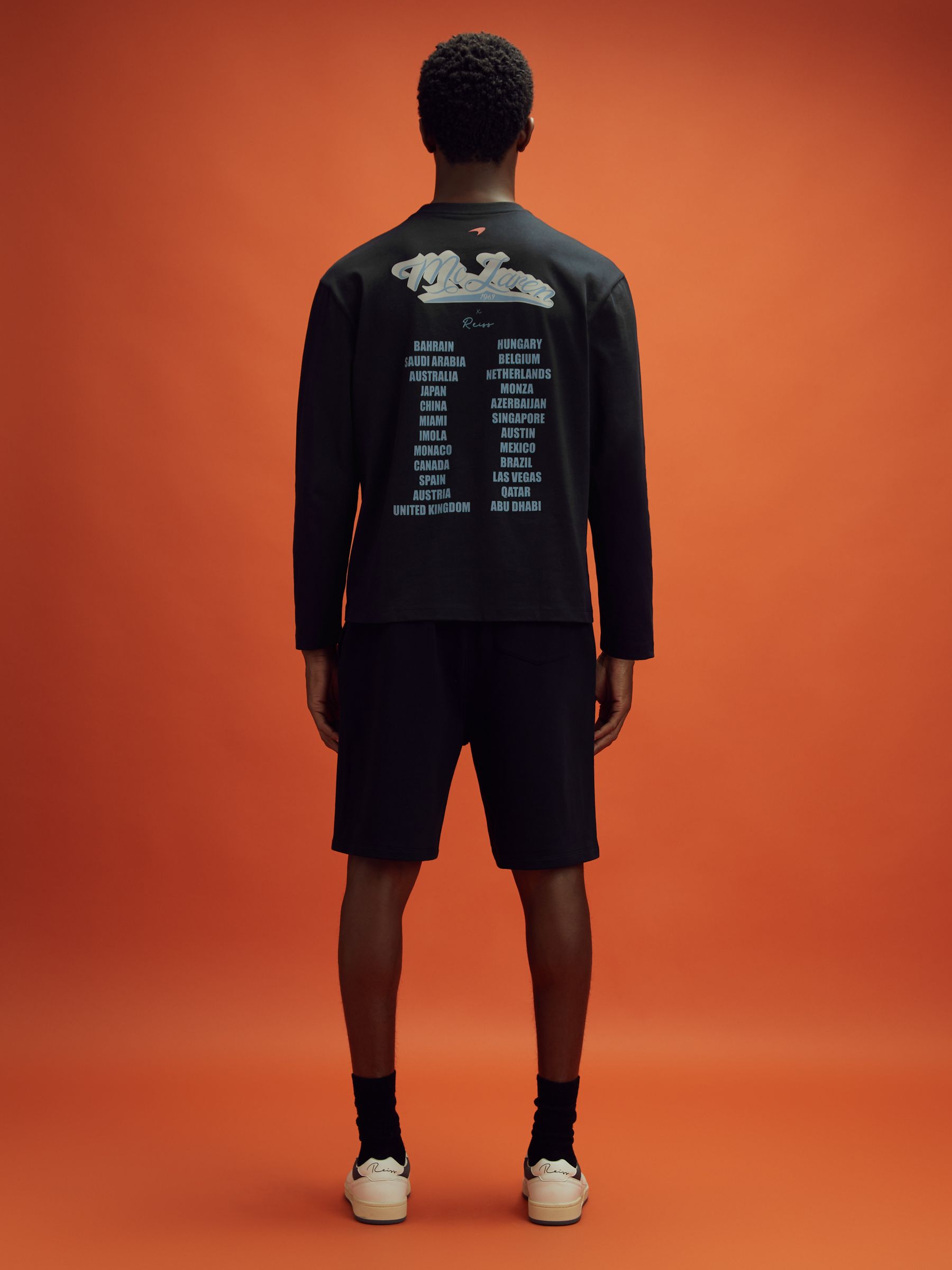 McLaren F1 Crew Neck Tour T-Shirt in Black - image 2