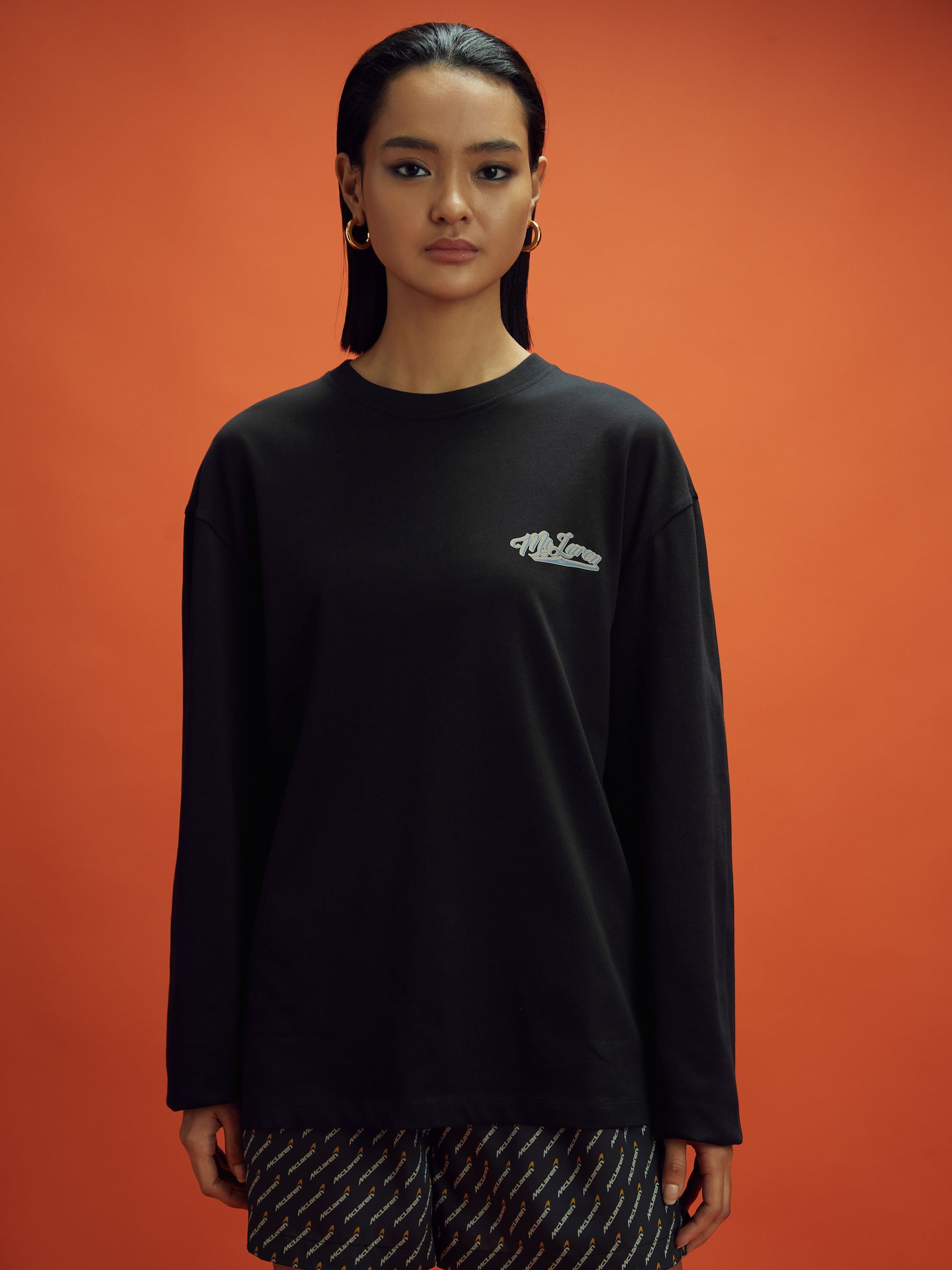 McLaren F1 Crew Neck Tour T-Shirt in Black - image 3