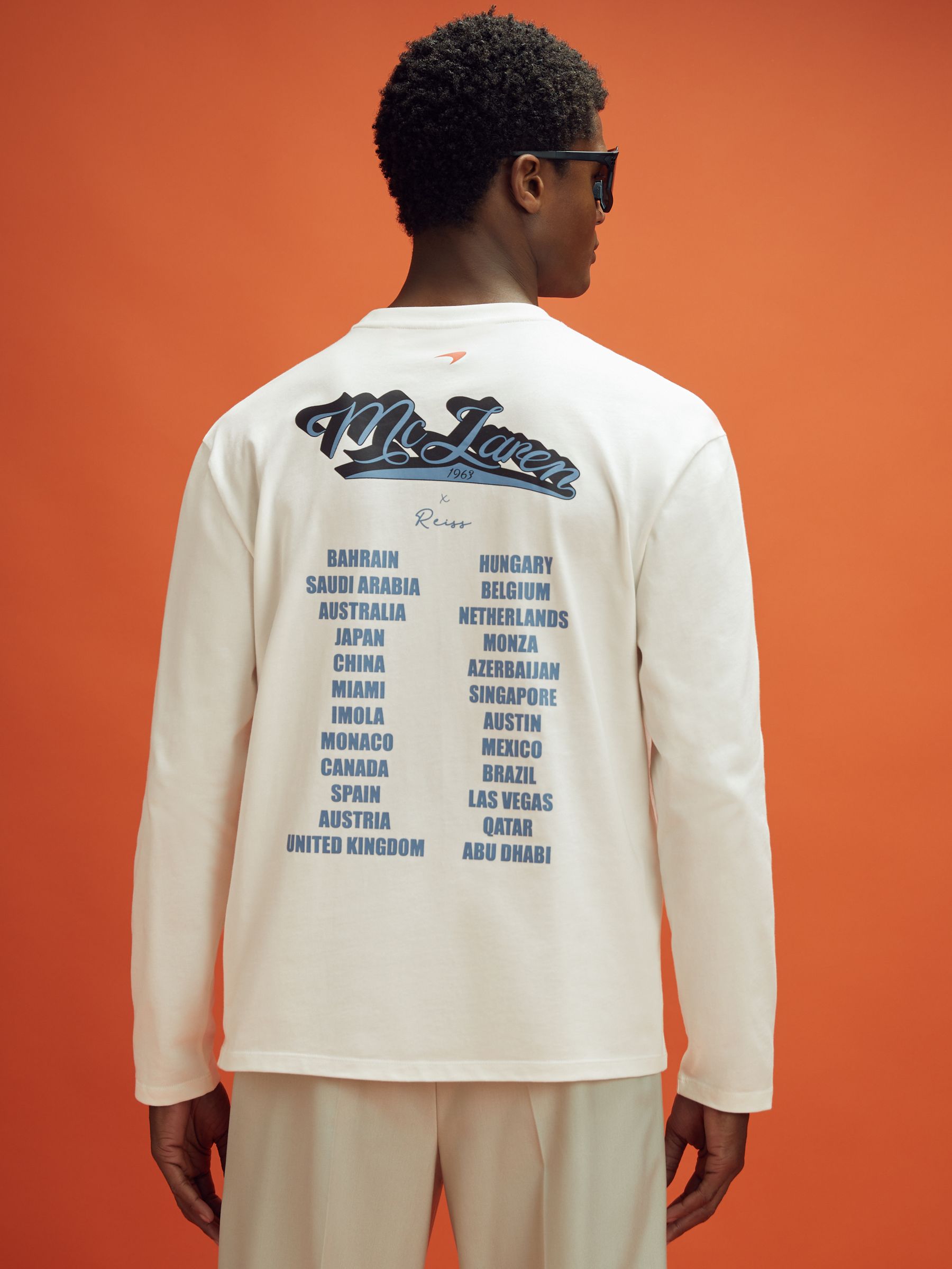 McLaren F1 Crew Neck Tour T-Shirt in White - Image 10 of 12