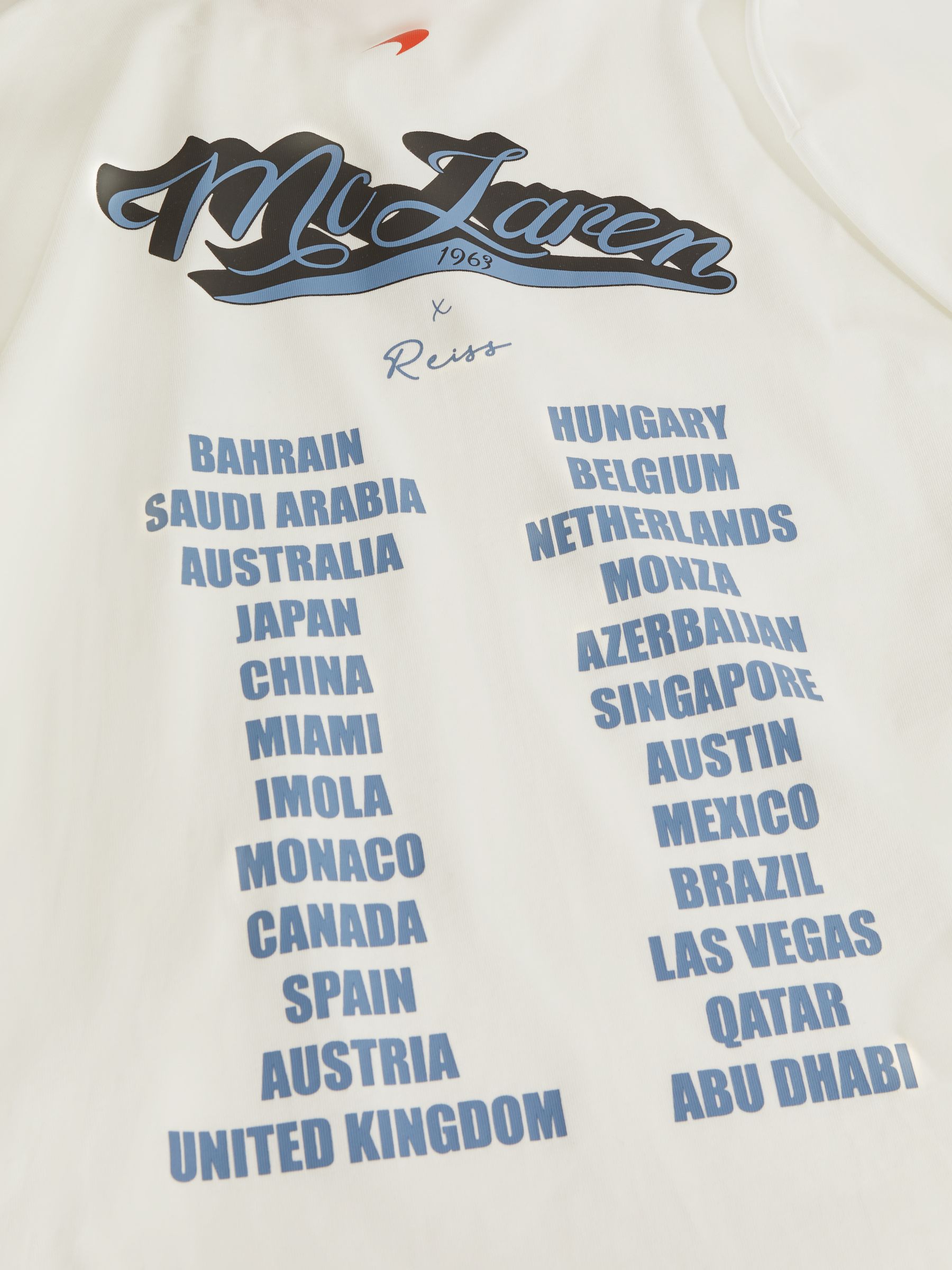 McLaren F1 Crew Neck Tour T-Shirt in White - Image 12 of 12