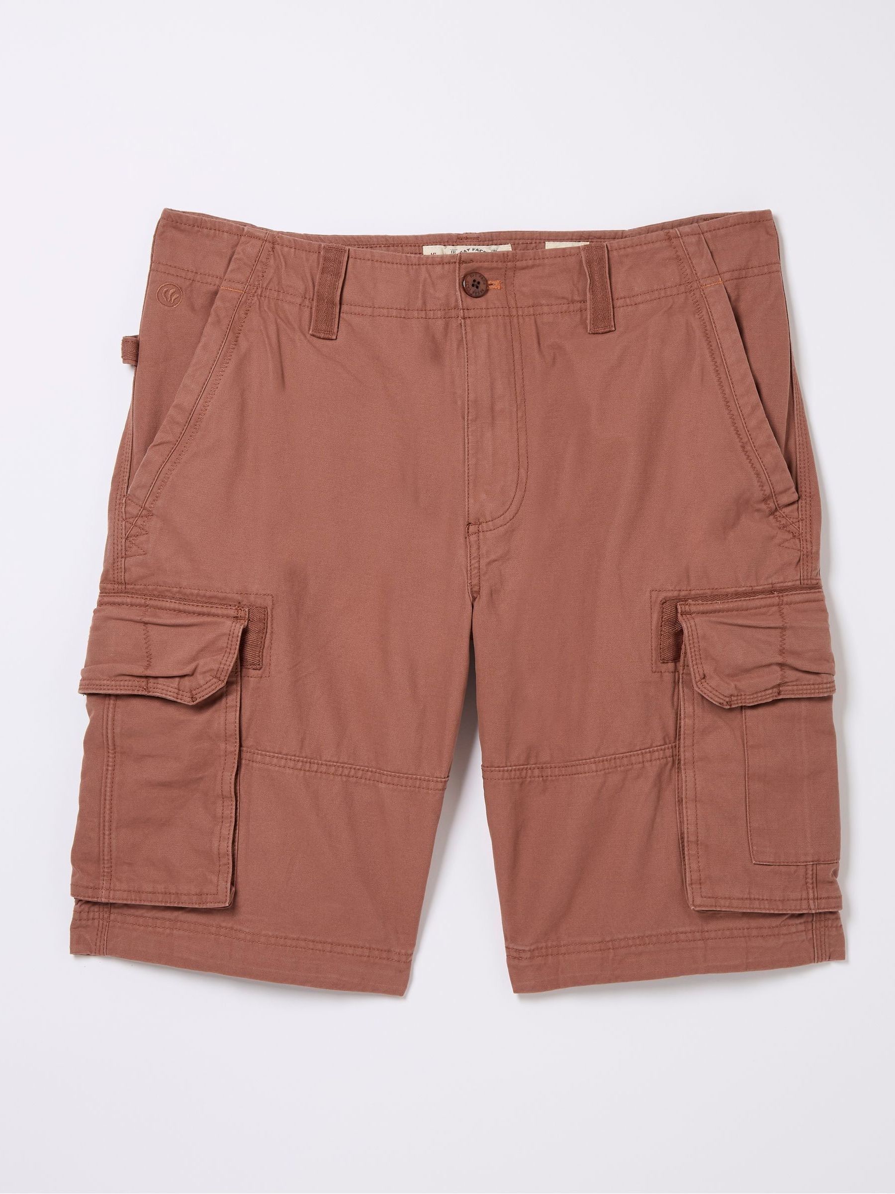 Breakyard Red Cargo Shorts - Image 4 of 4