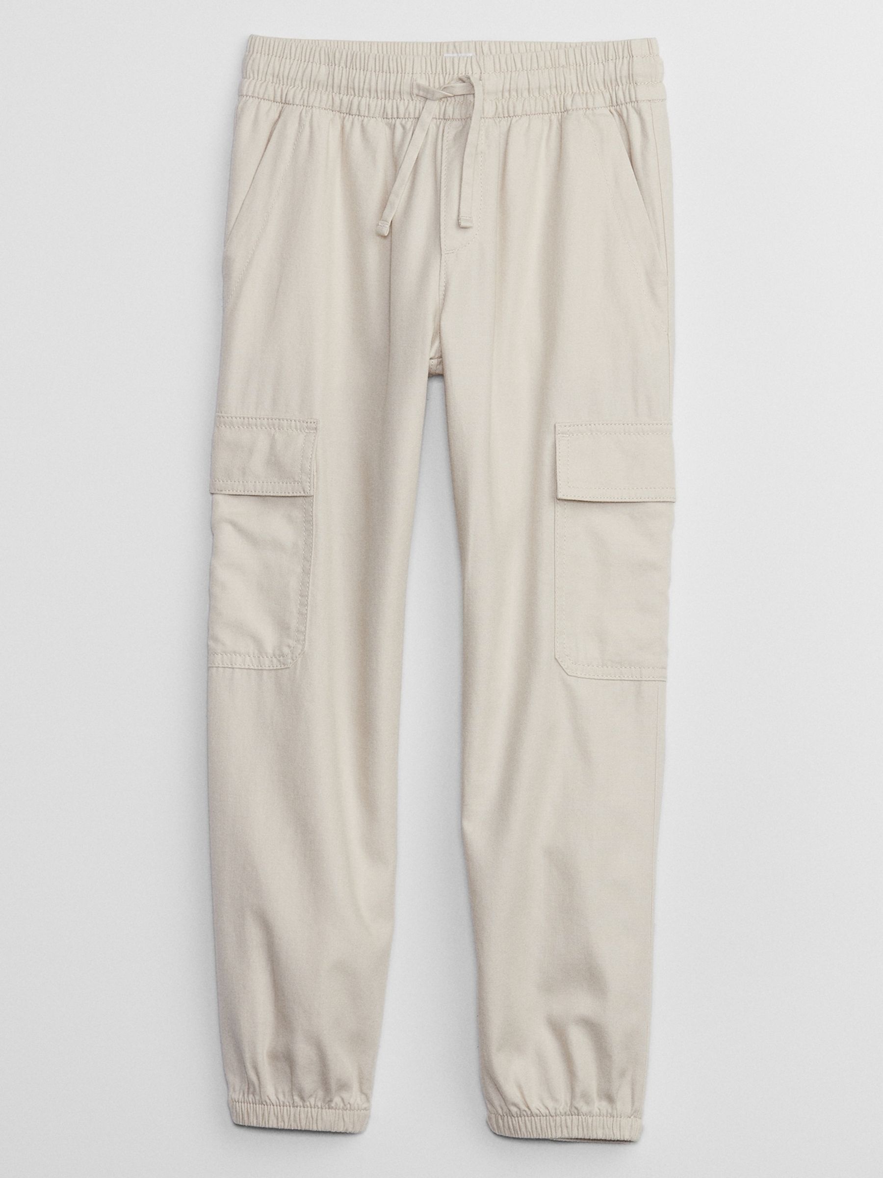 Cream Cargo Joggers - Image 1 of 1