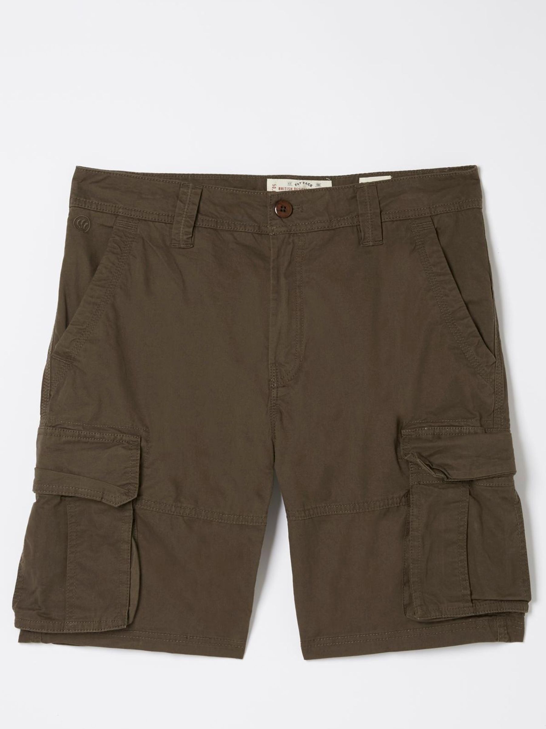 Bude Brown Lightweight Cargo Shorts - Image 4 of 4