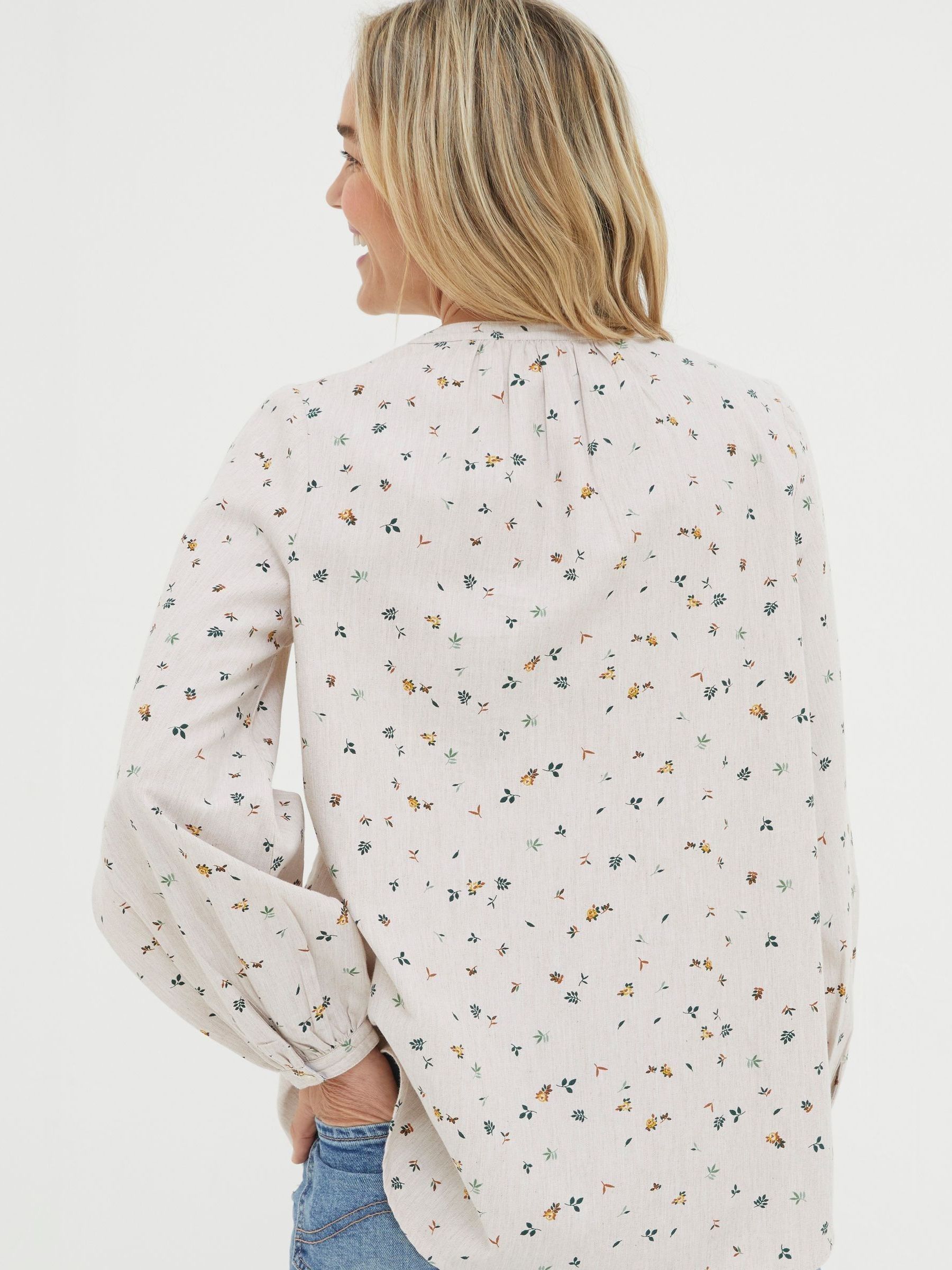 White Ditsy Blouse - Image 2 of 5